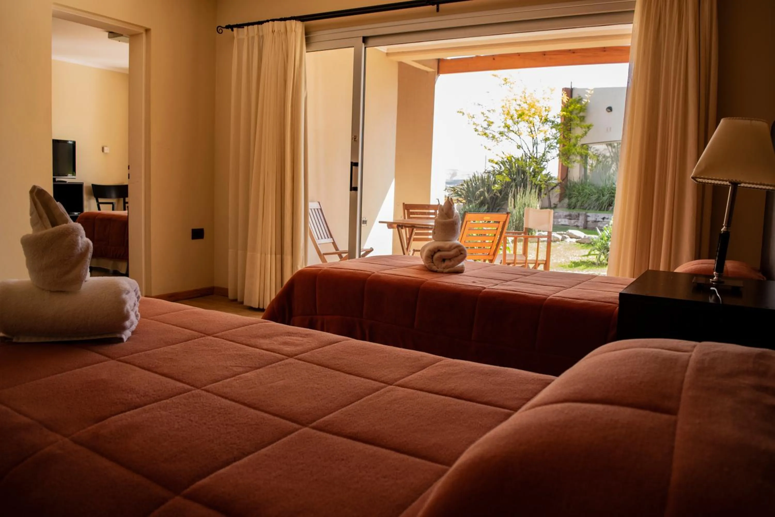 Bed in Posada y spa Las Golondrinas