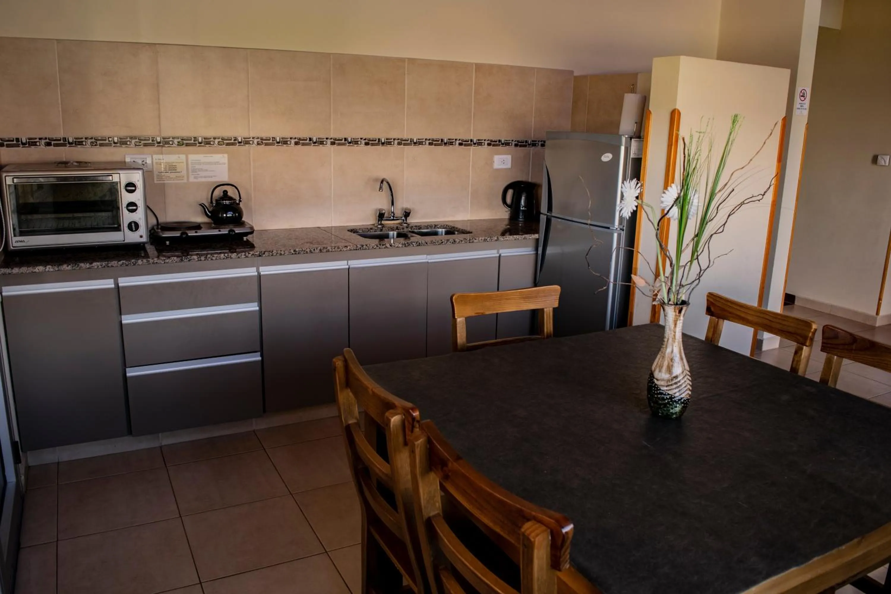 Kitchen or kitchenette in Posada y spa Las Golondrinas
