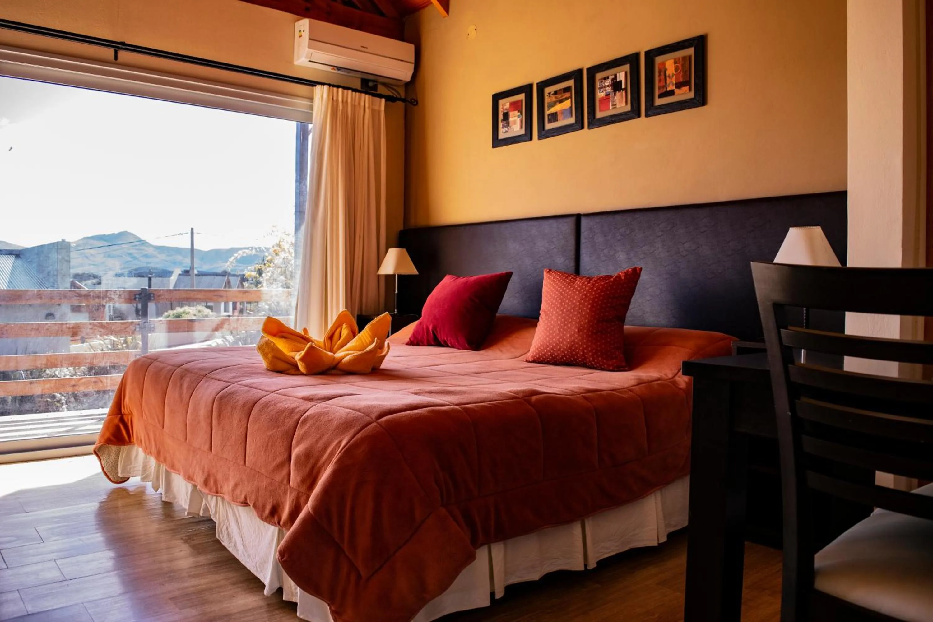 Bed in Posada y spa Las Golondrinas