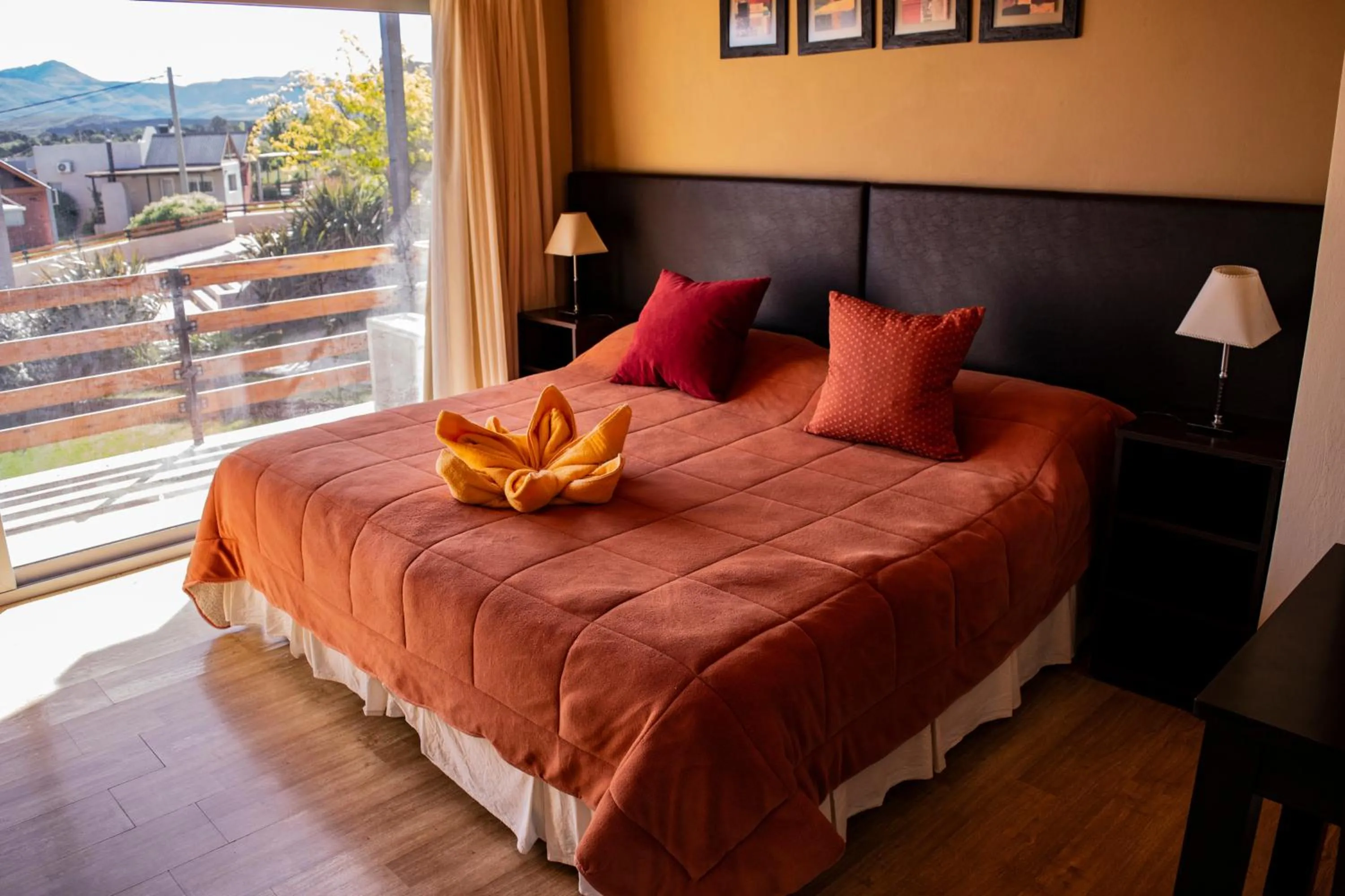 Bed in Posada y spa Las Golondrinas