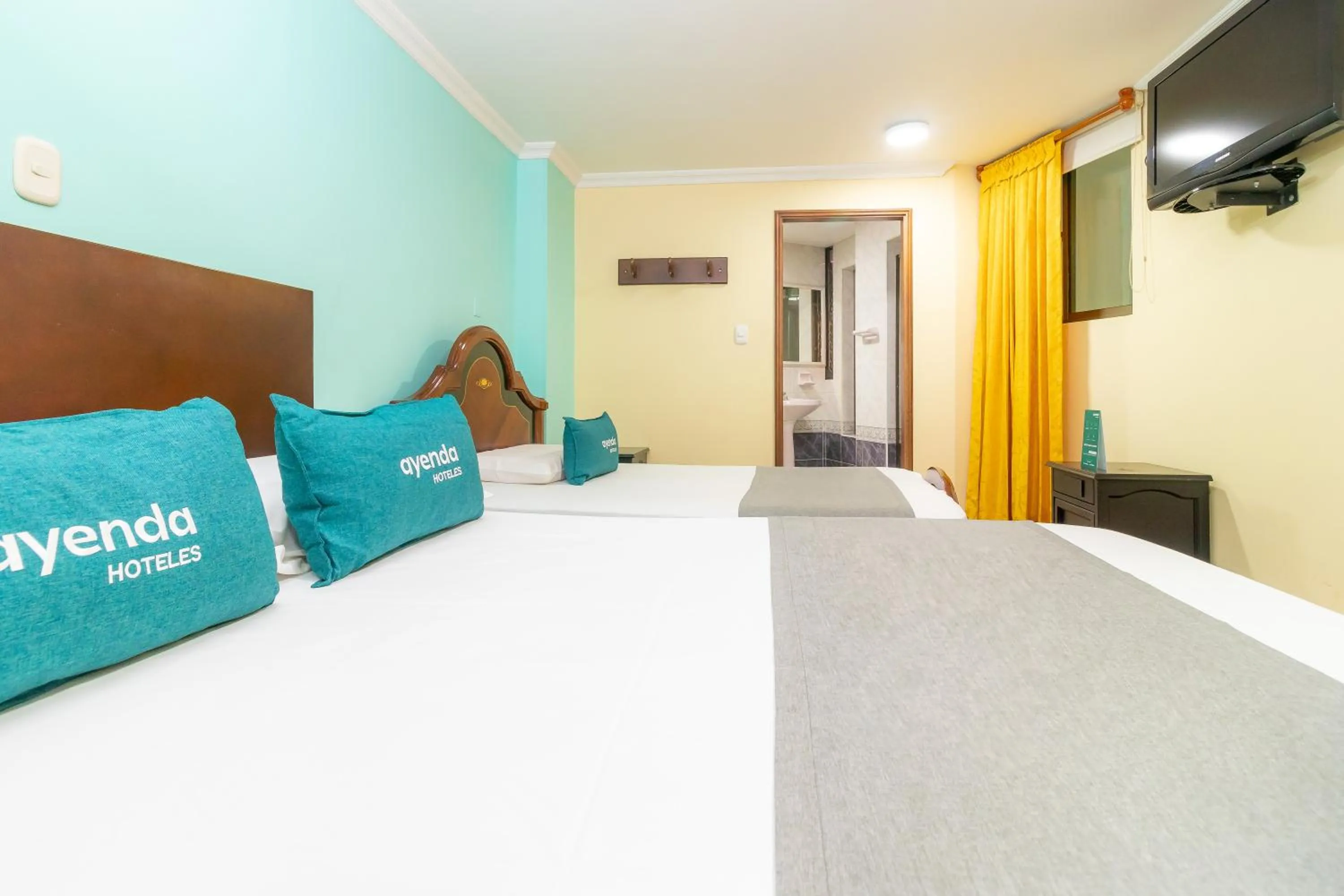 Bed in Hotel Ayenda Normandy