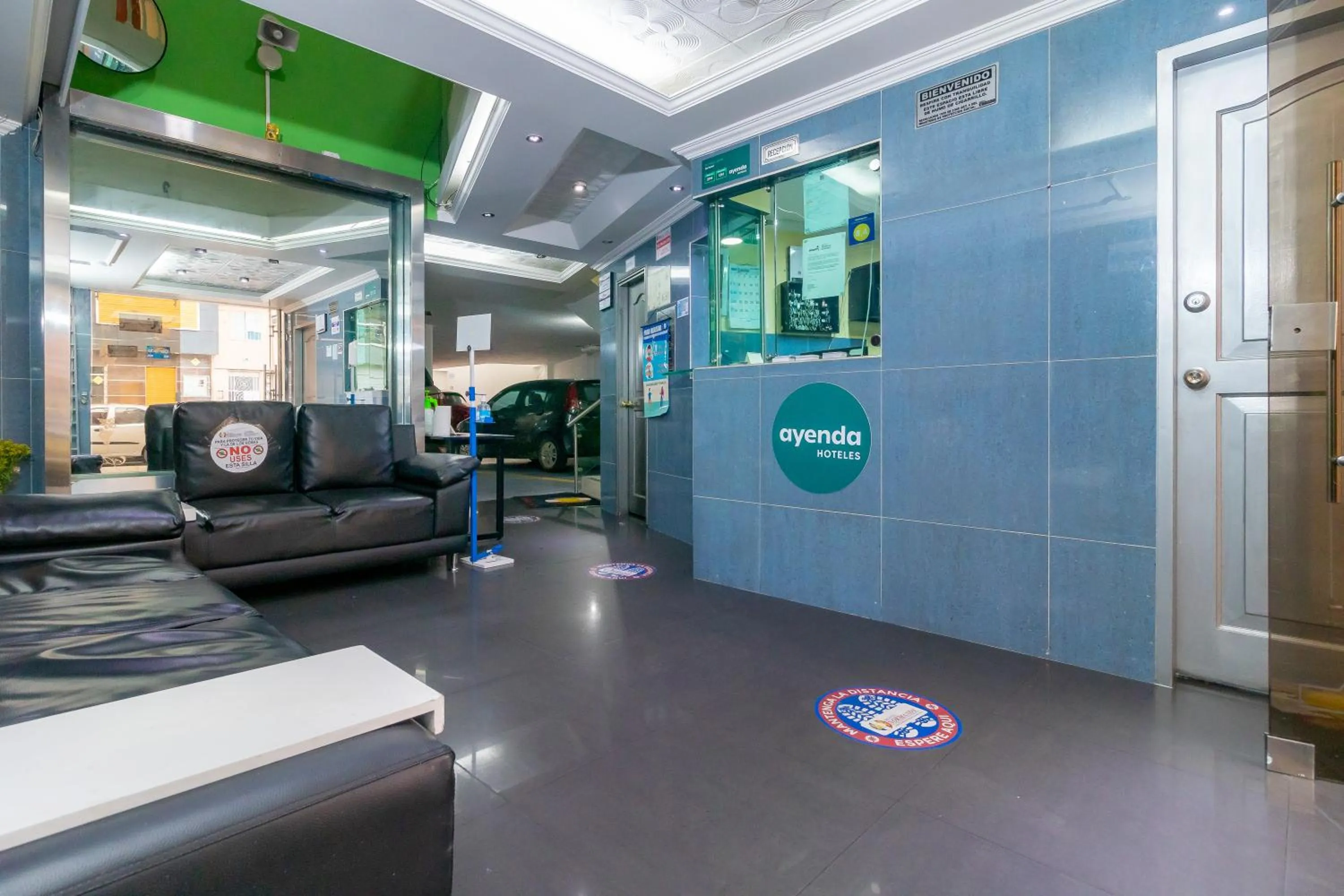 Lobby or reception in Hotel Ayenda Normandy