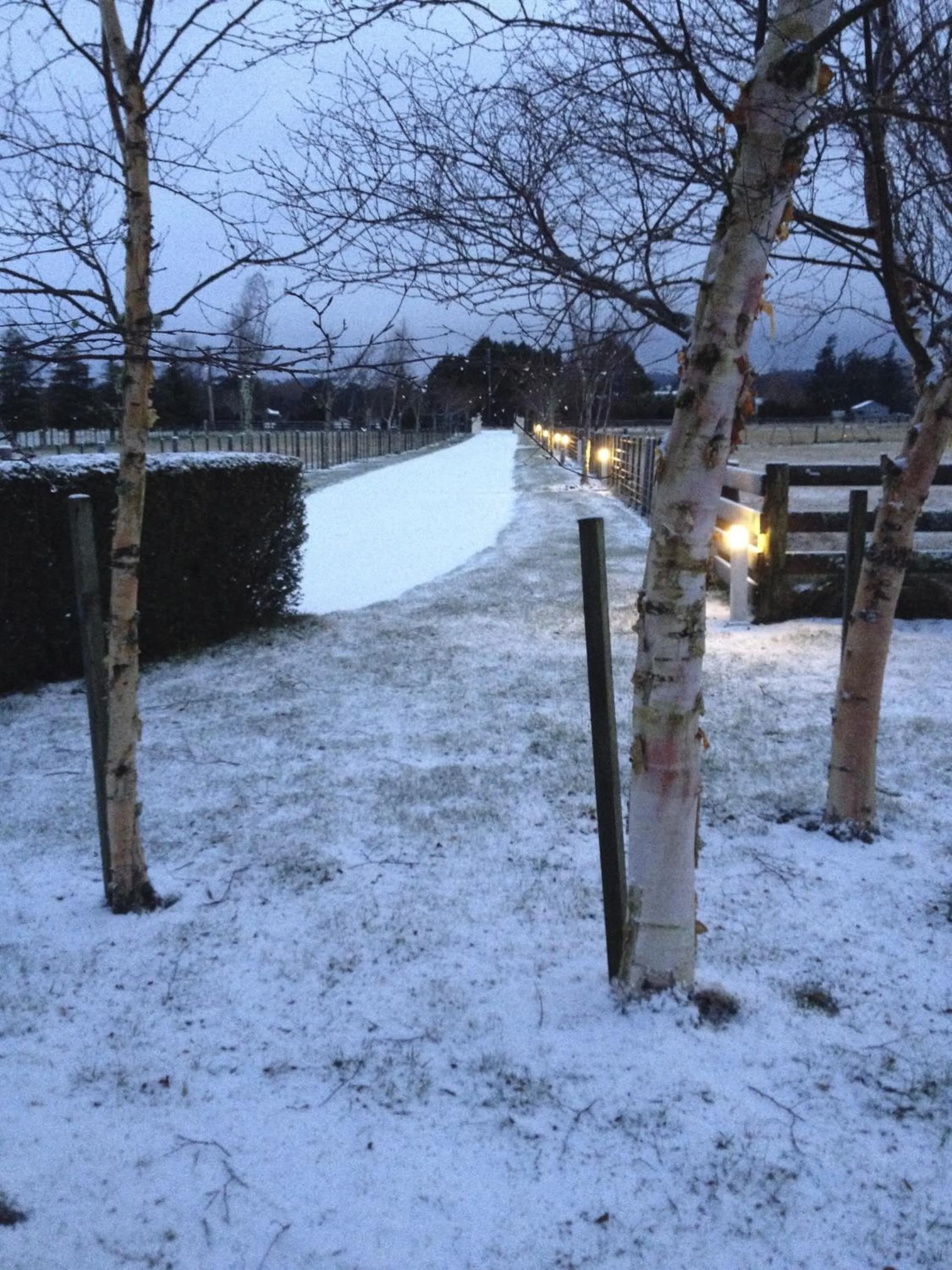 Winter in Ruapehu Country Lodge