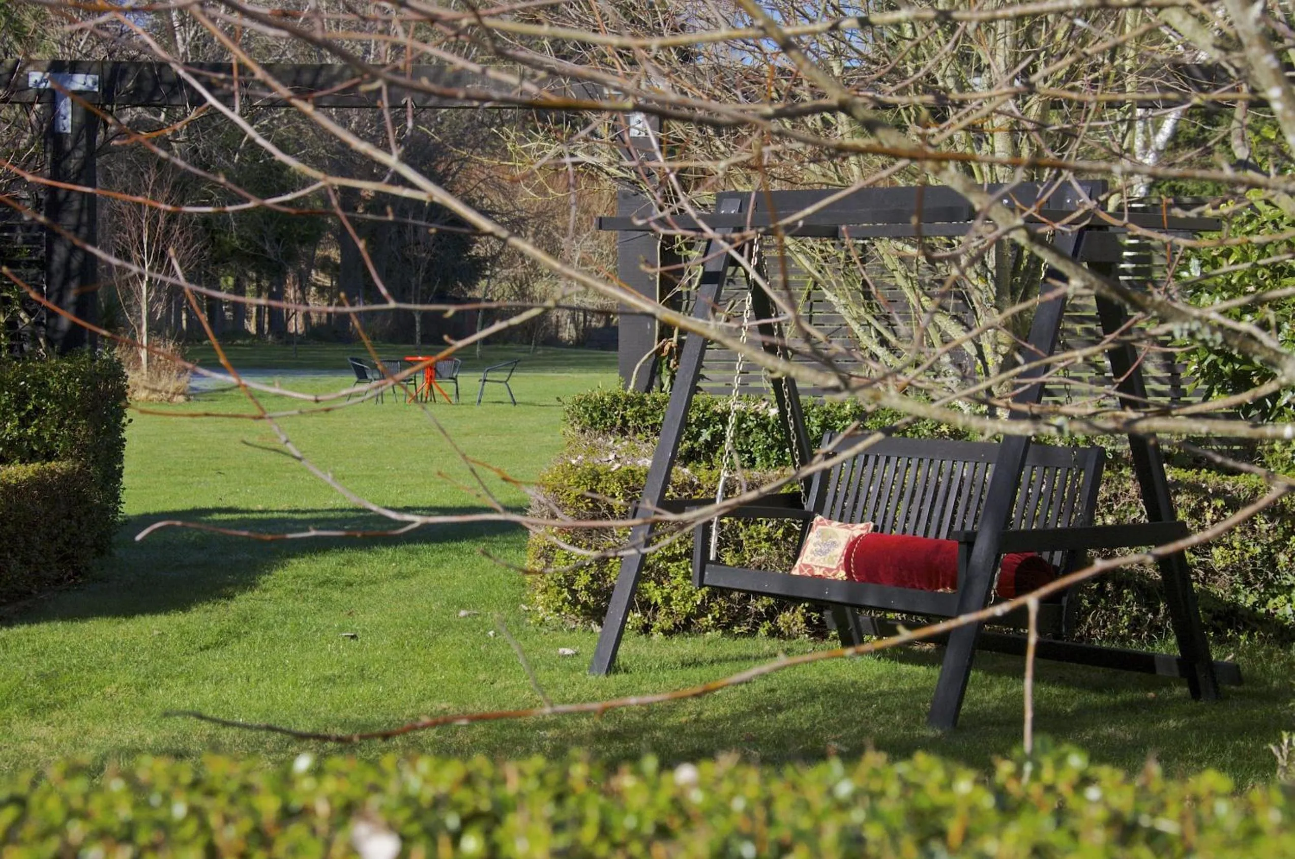 Garden in Ruapehu Country Lodge