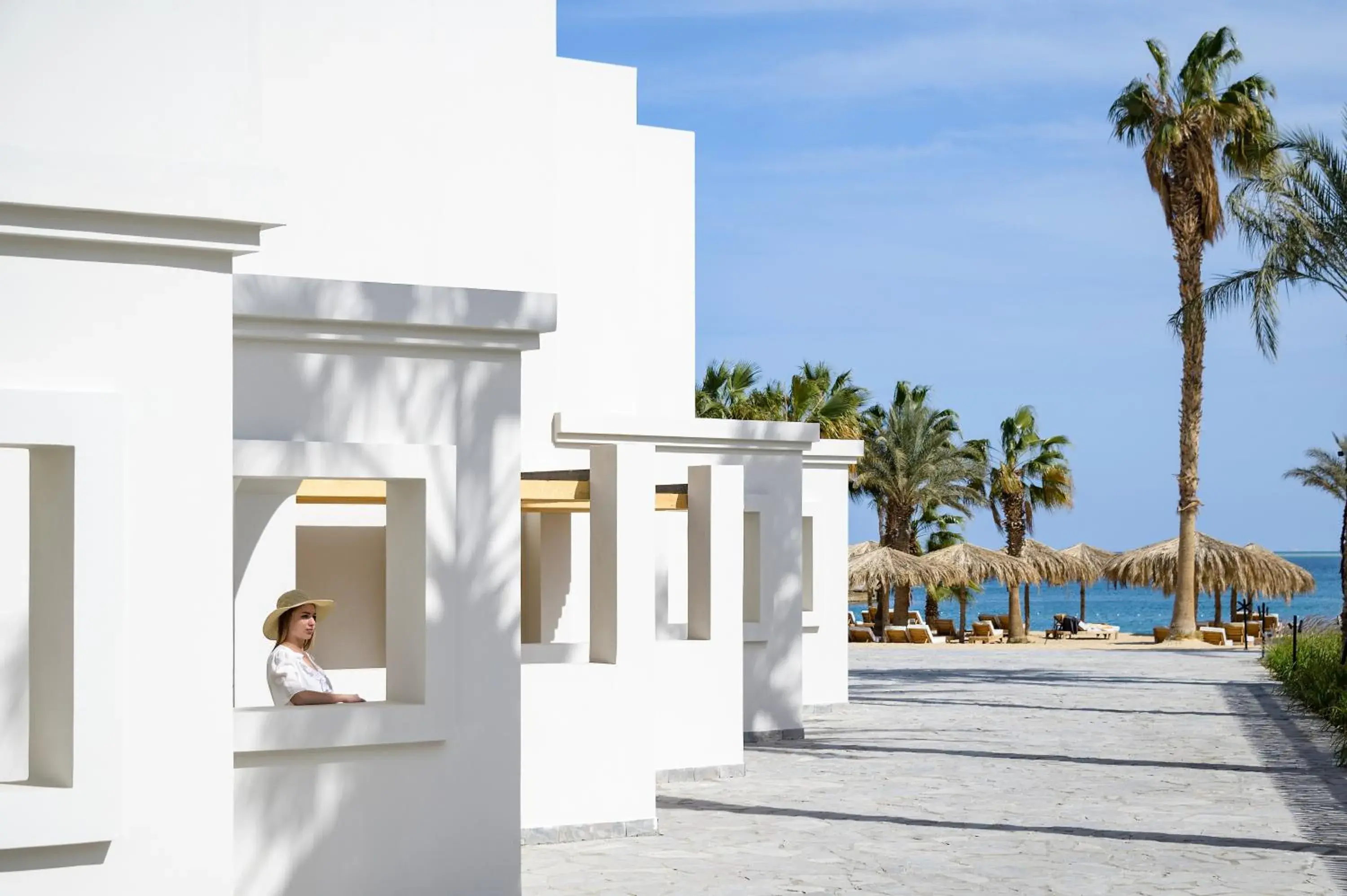 Property building in Serry Beach Resort Property building in Serry Beach Resort