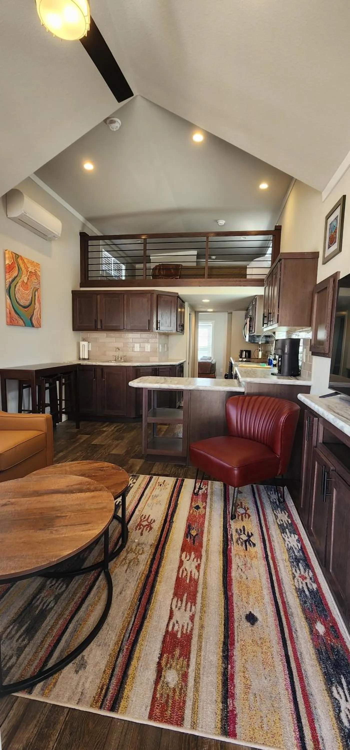 Living room in HTR Moab