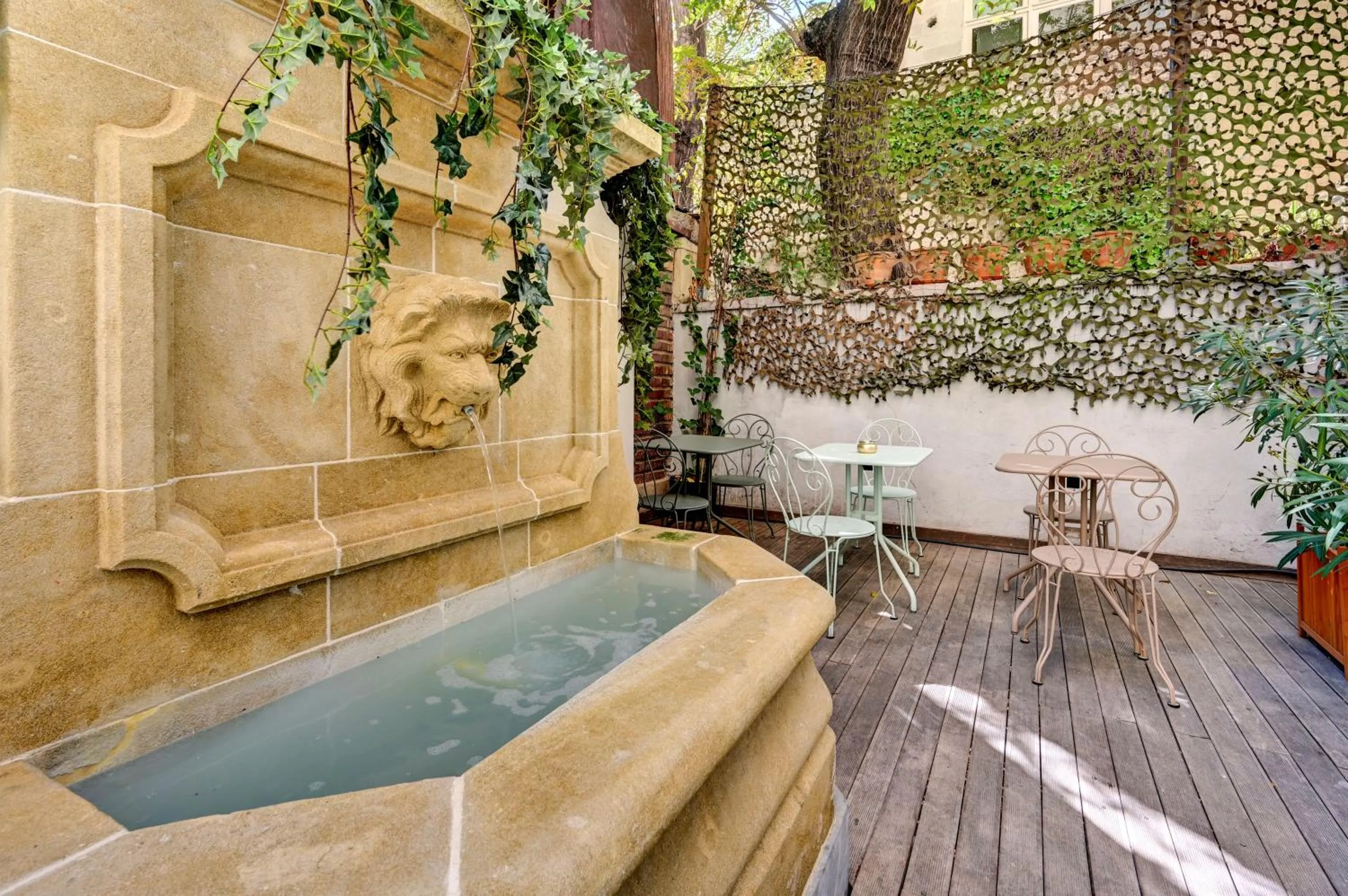 Garden in Boutique Hôtel Provencia