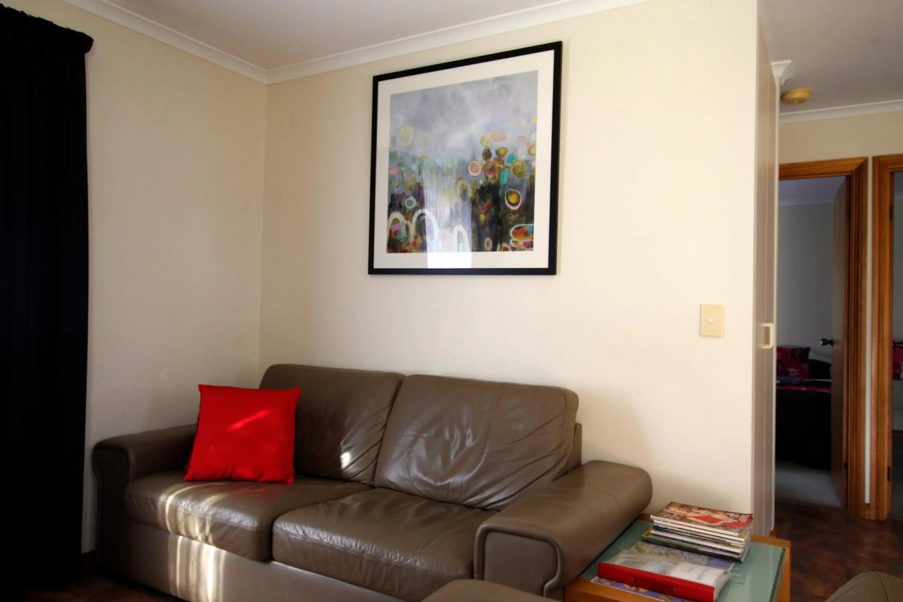 Living room in Cape Jervis Holiday Units