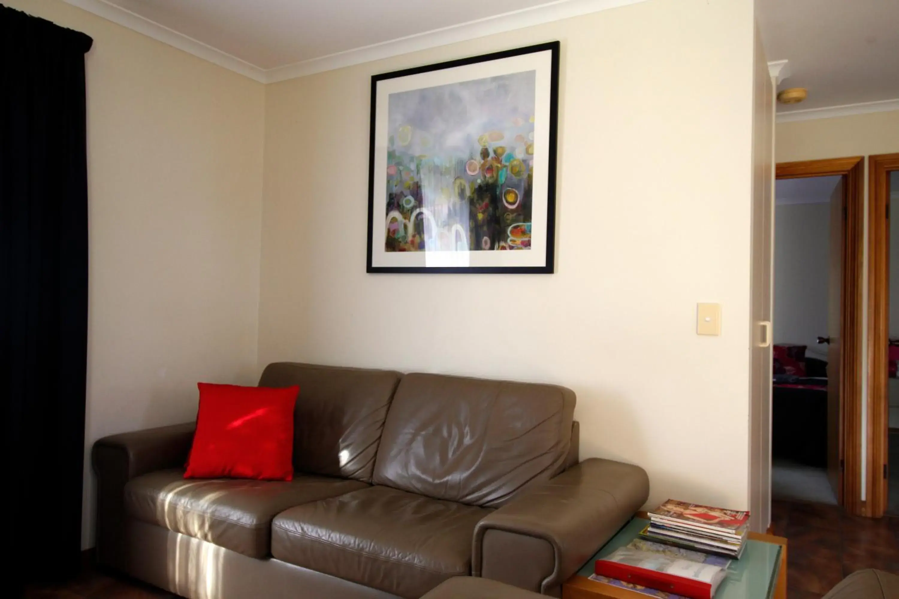 Living room in Cape Jervis Holiday Units Living room in Cape Jervis Holiday Units