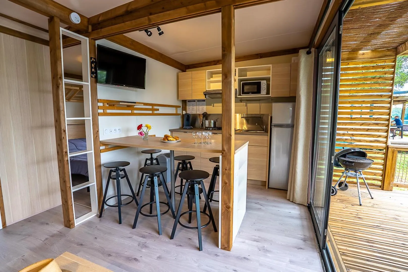 Three-Bedroom Chalet in Camping Les Ballastières - Vosges du Sud