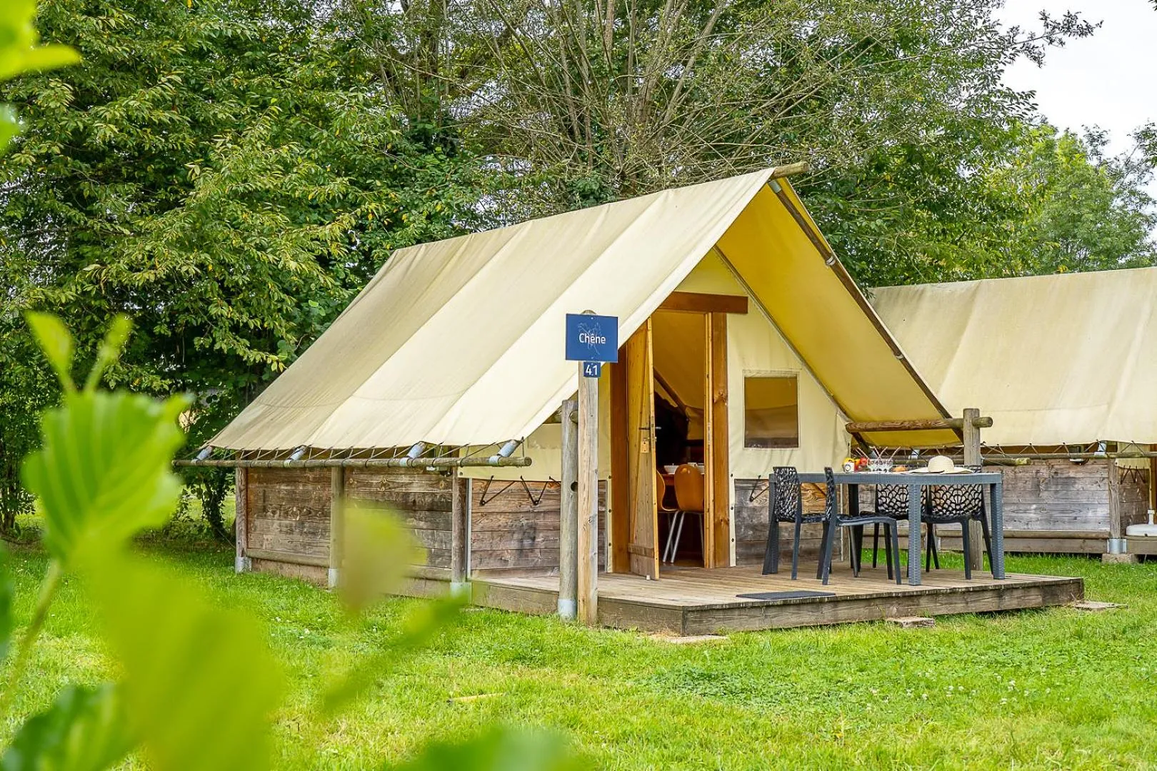 Tent in Camping Les Ballastières - Vosges du Sud