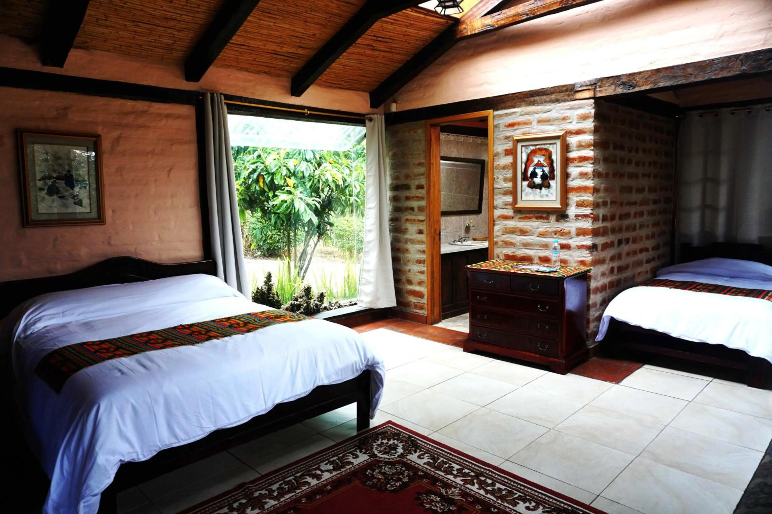 Bed in Hacienda Hostería San Luis