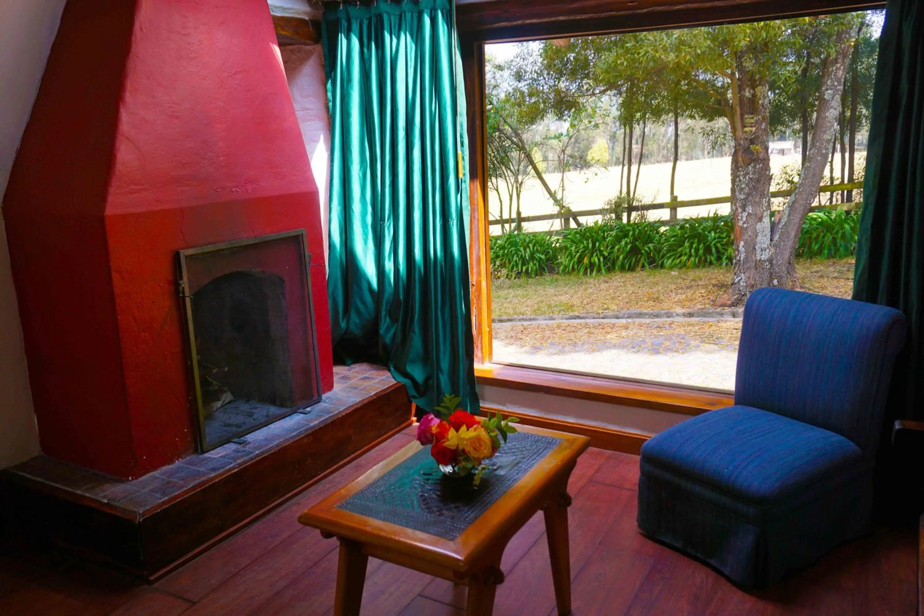 Seating area in Hacienda Hostería San Luis
