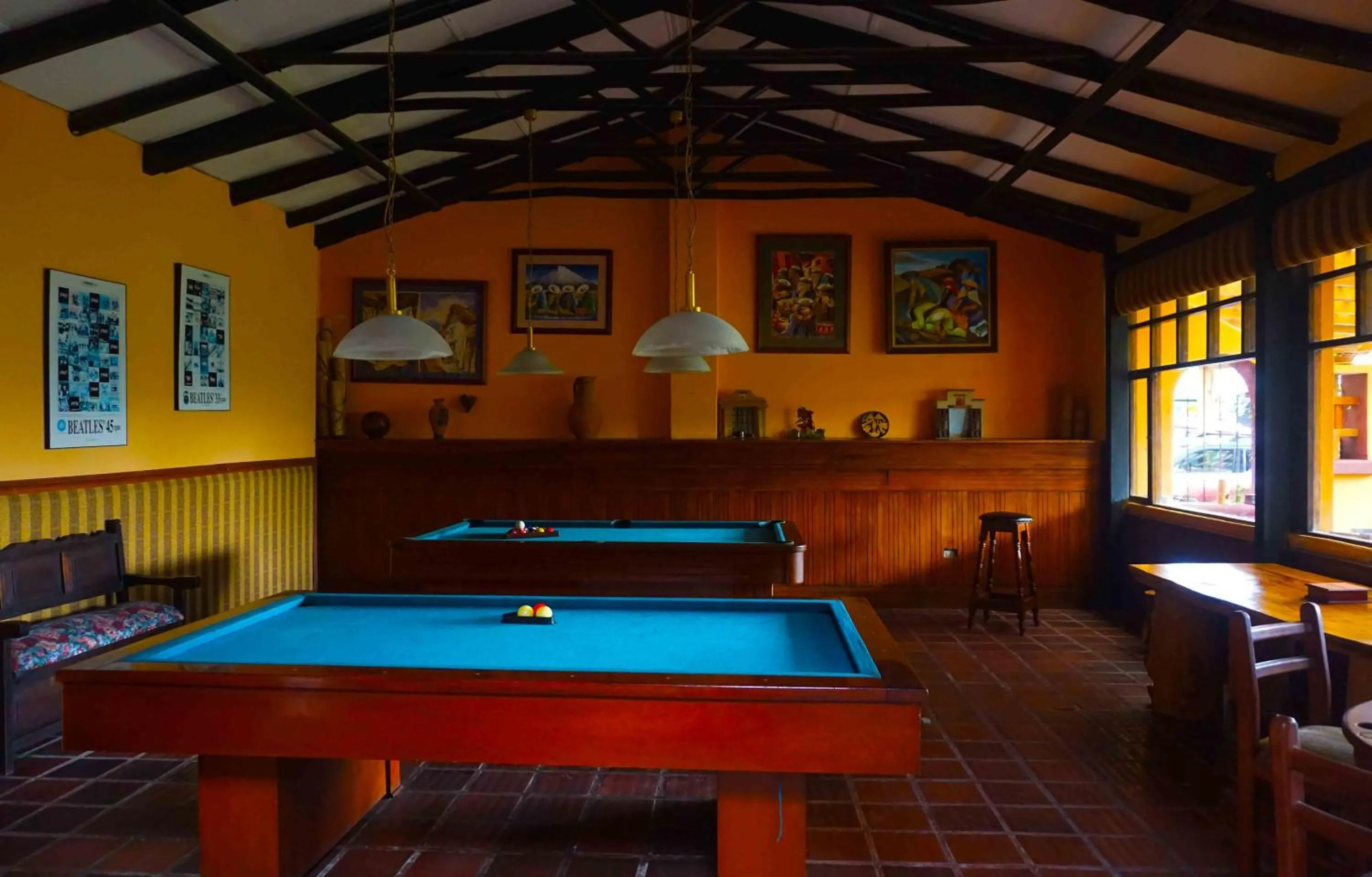 Billiard in Hacienda Hostería San Luis