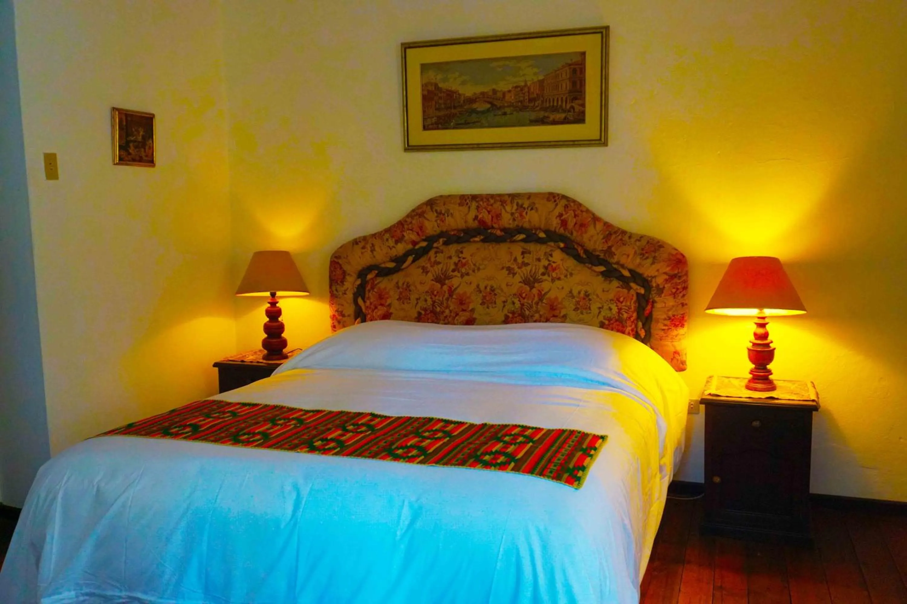 Bed in Hacienda Hostería San Luis
