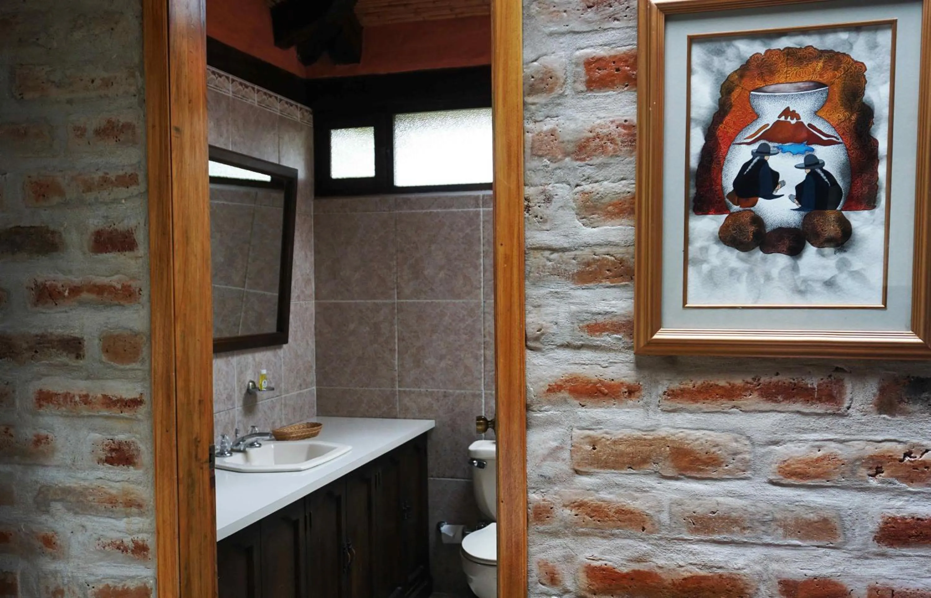 Bathroom in Hacienda Hostería San Luis