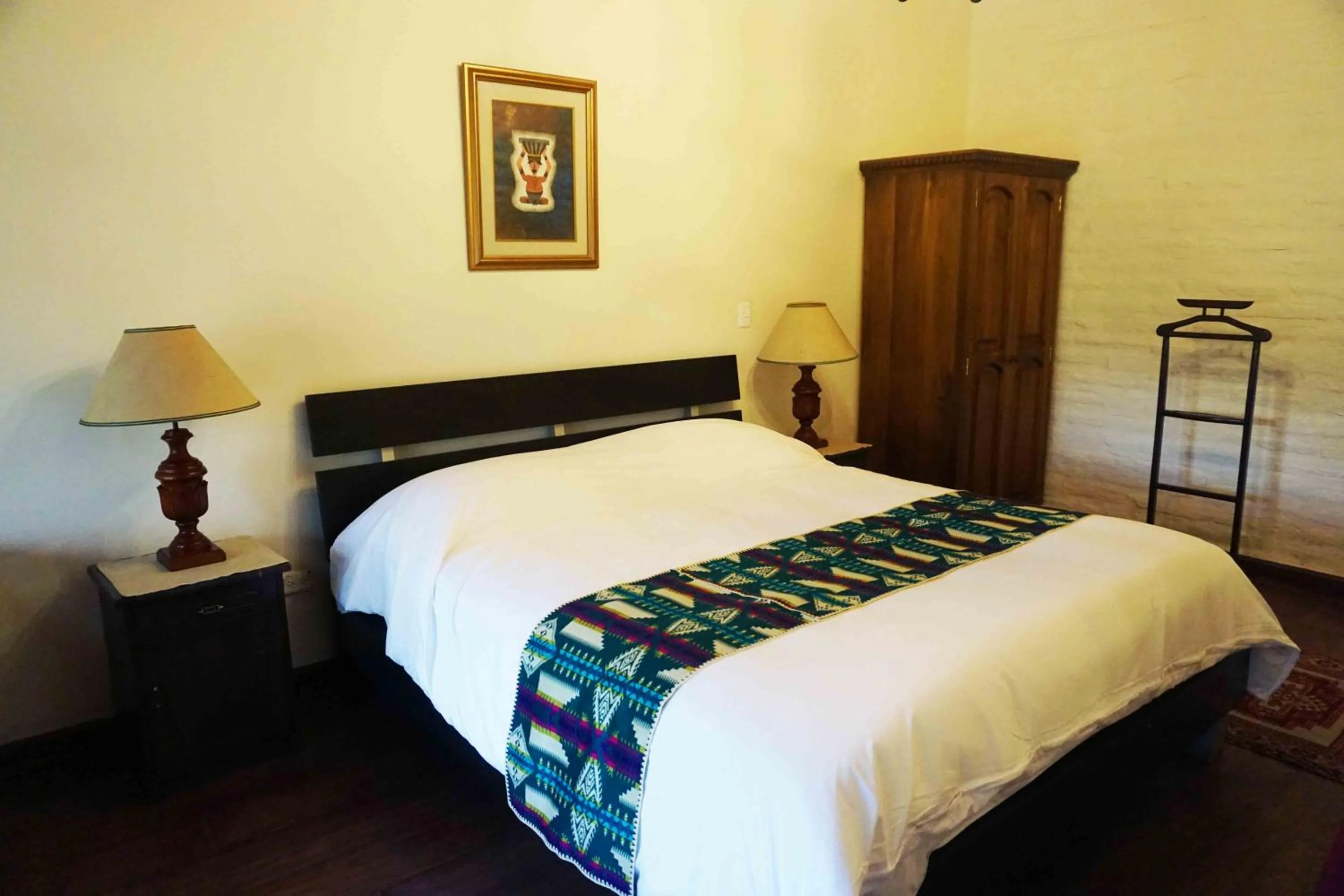 Bed in Hacienda Hostería San Luis