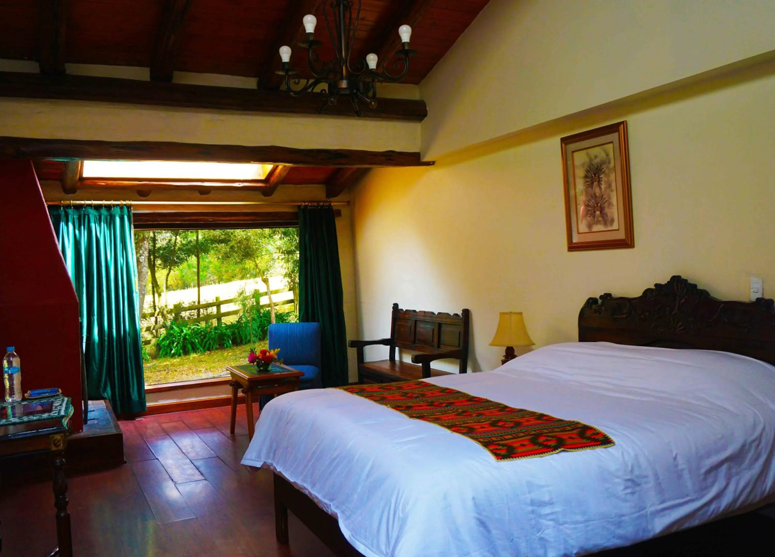 Bed in Hacienda Hostería San Luis