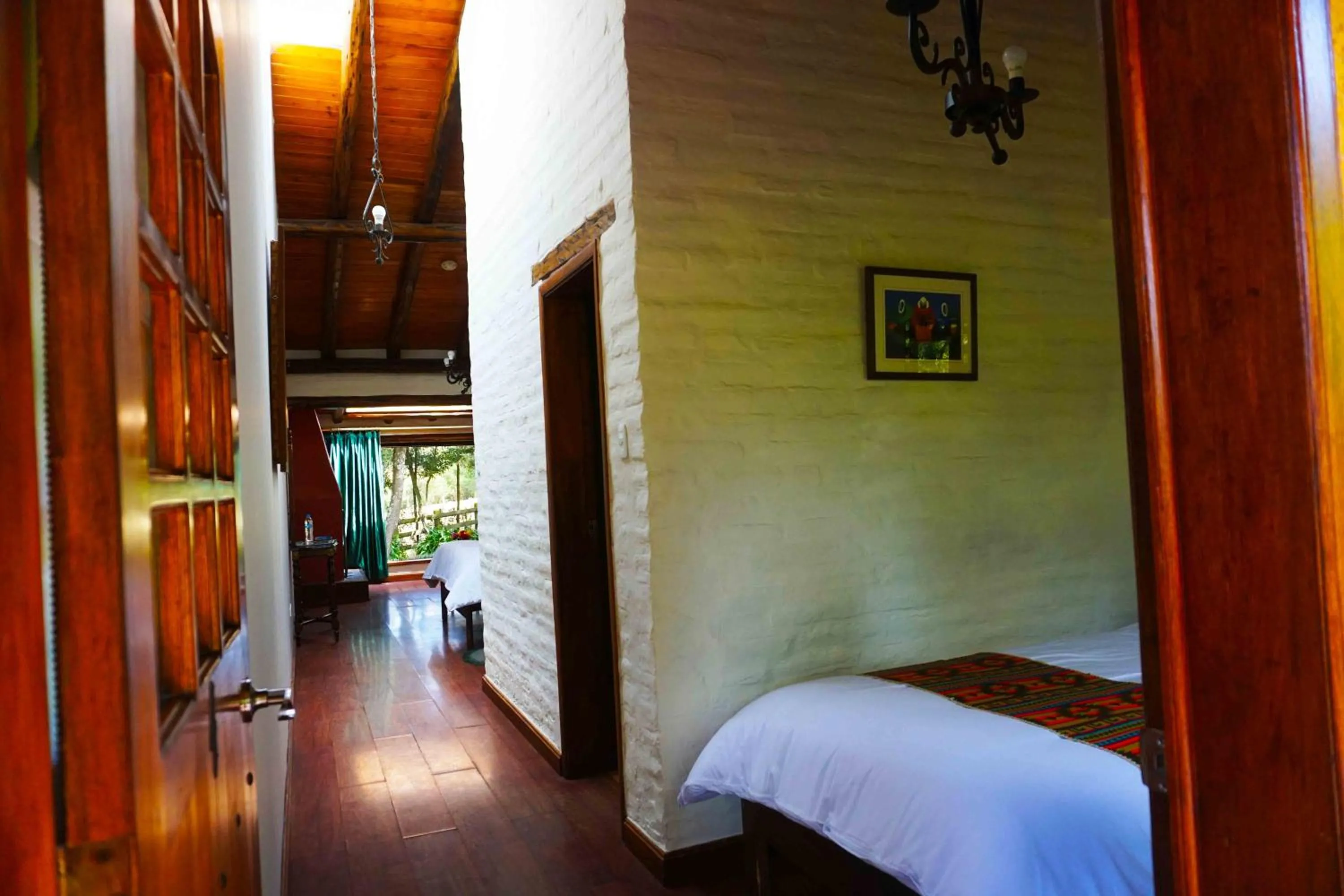 Bed in Hacienda Hostería San Luis