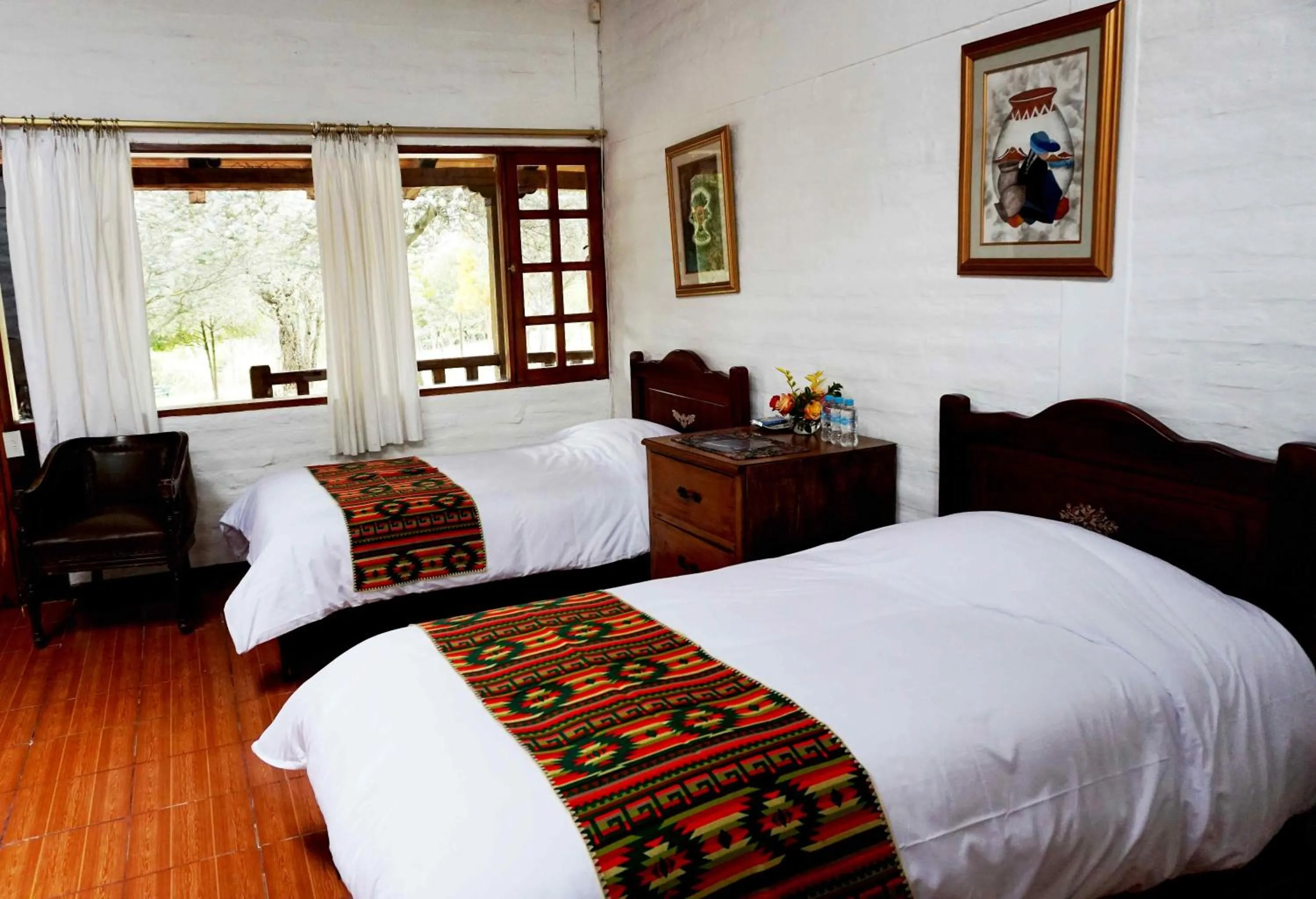 Bed in Hacienda Hostería San Luis