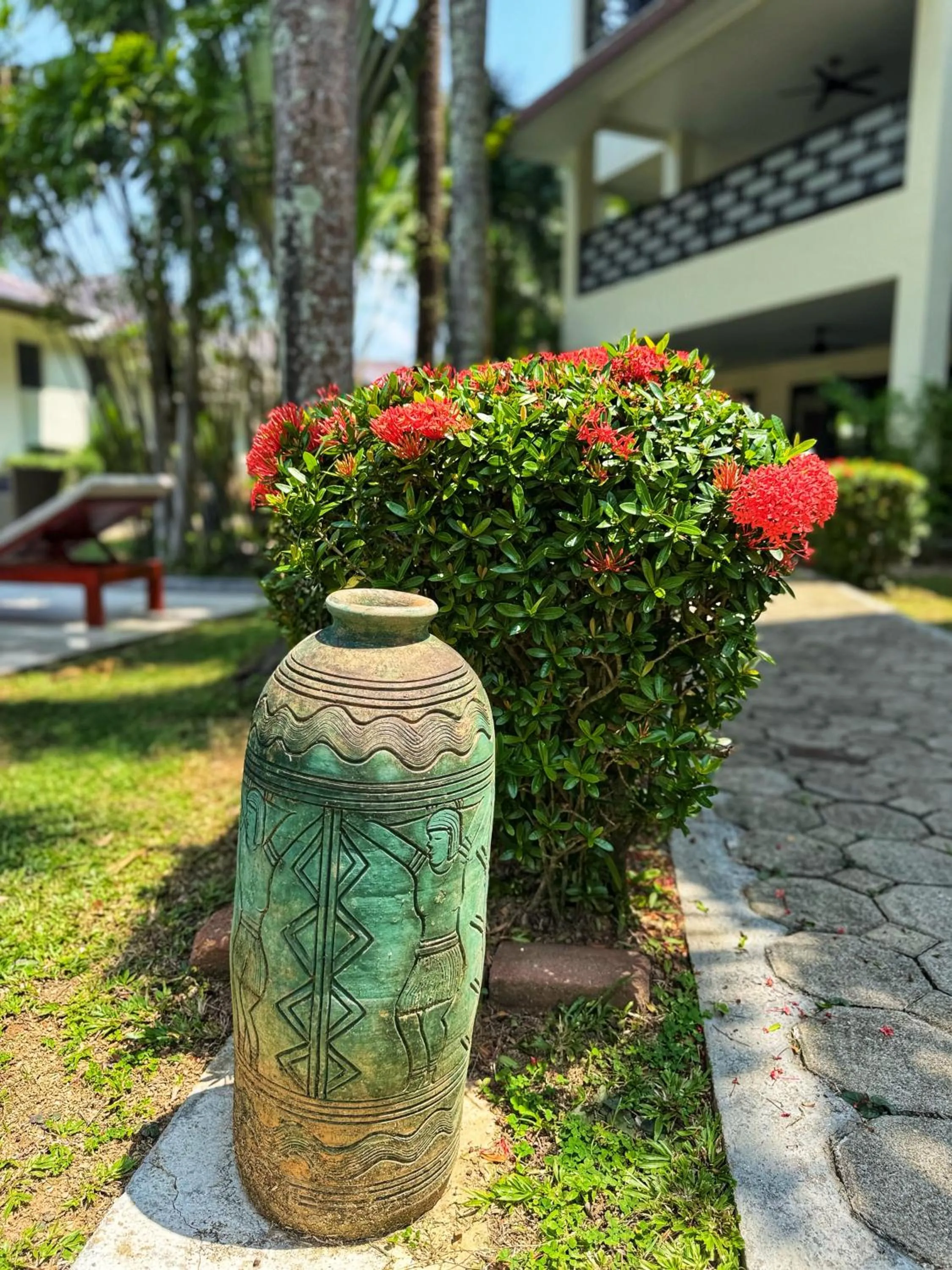 Garden view in Serenity Lakeside Resort