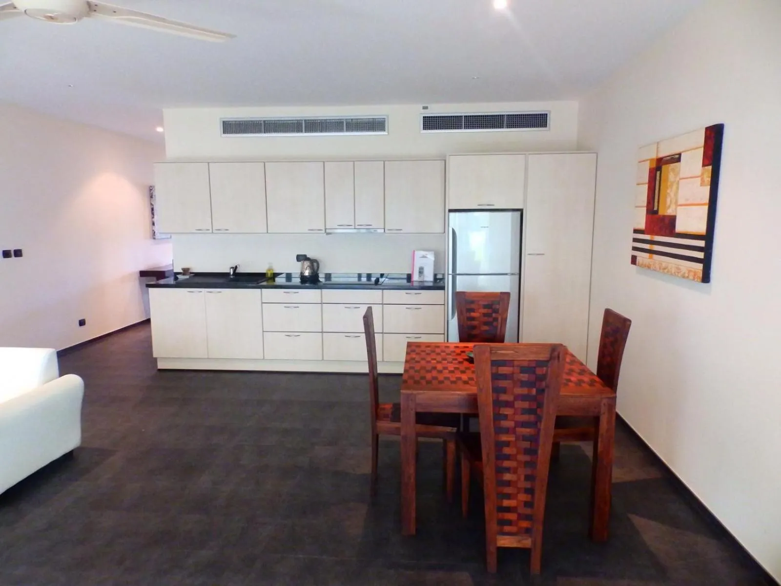 Kitchen or kitchenette in Serenity Lakeside Resort