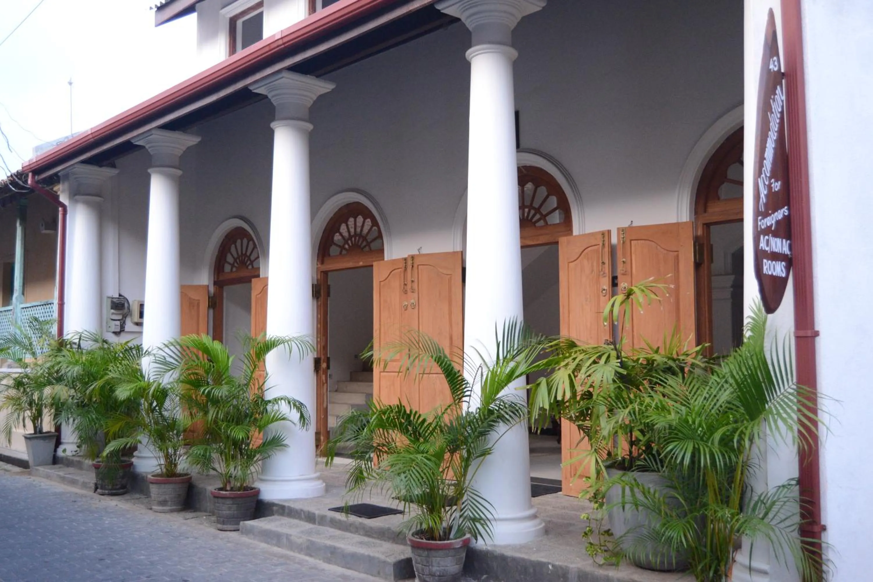 Facade/entrance in Muhsin Villa - Galle Fort