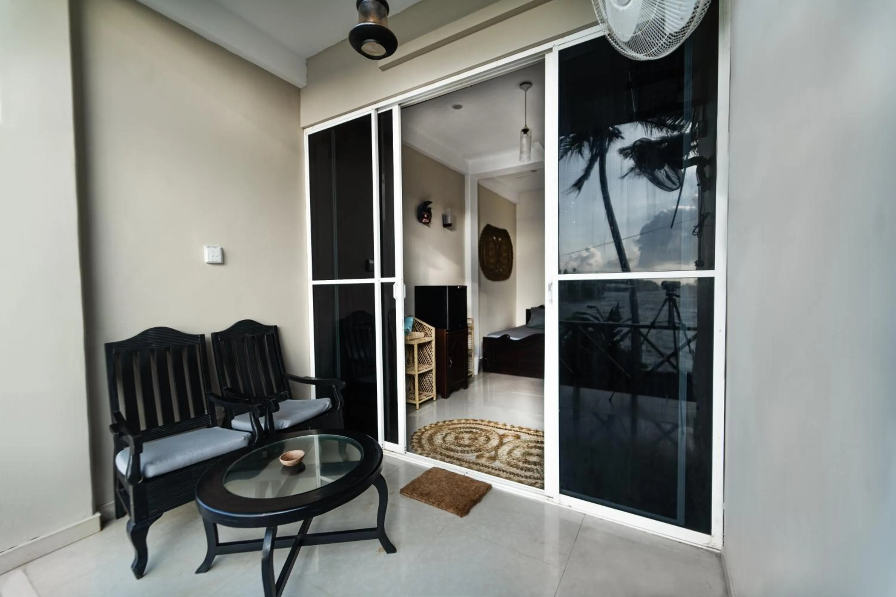 Seating area in We Are Surfers Hotel