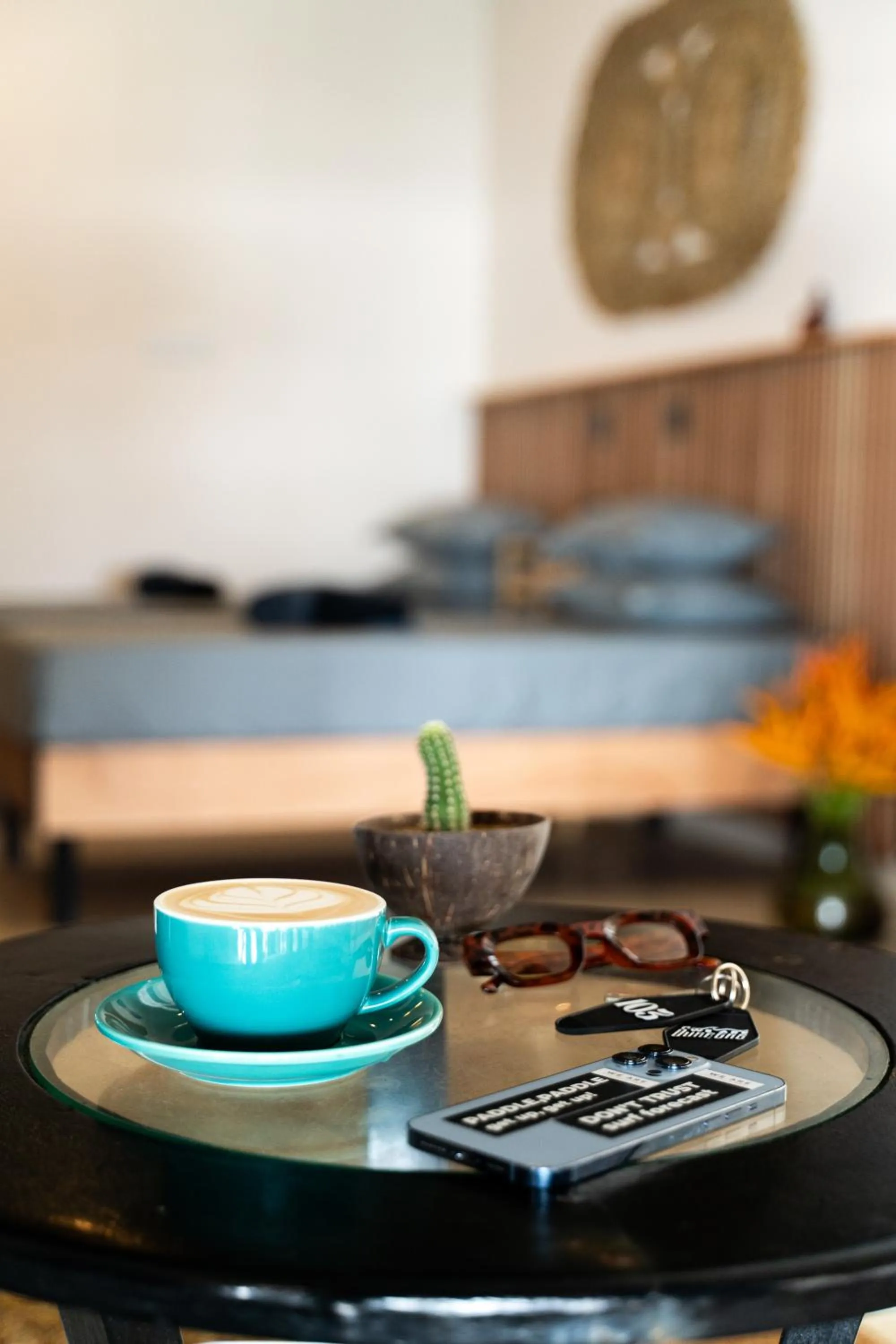 Bed in We Are Surfers Hotel