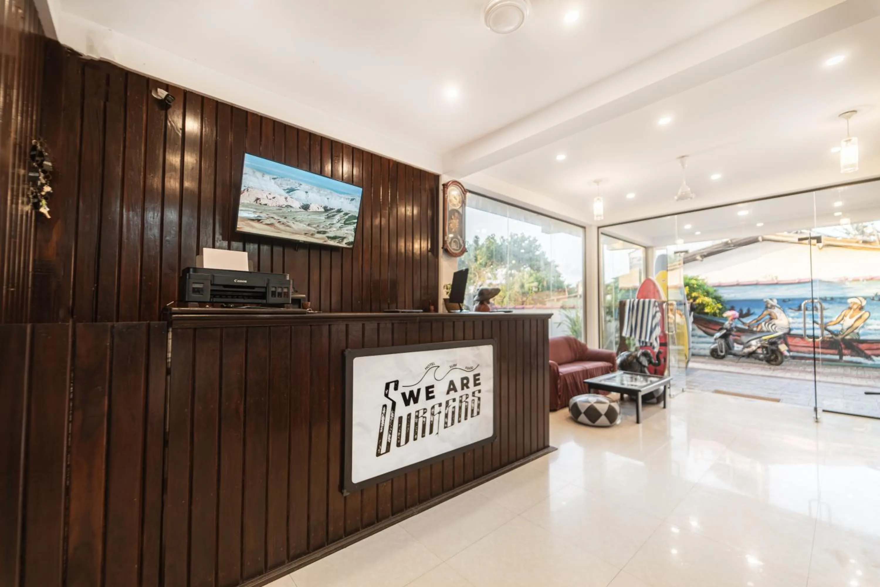 Lobby or reception in We Are Surfers Hotel