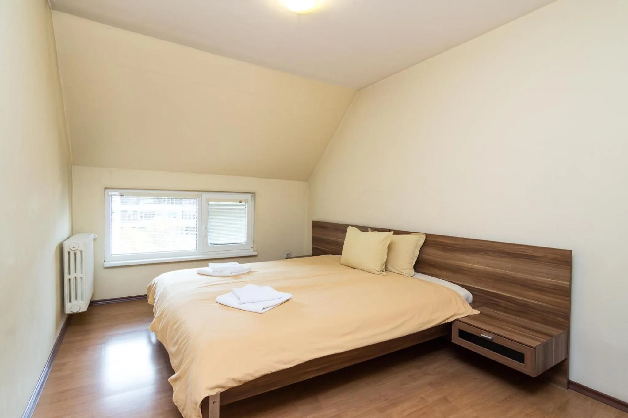 Bed in Family Hotel Madrid