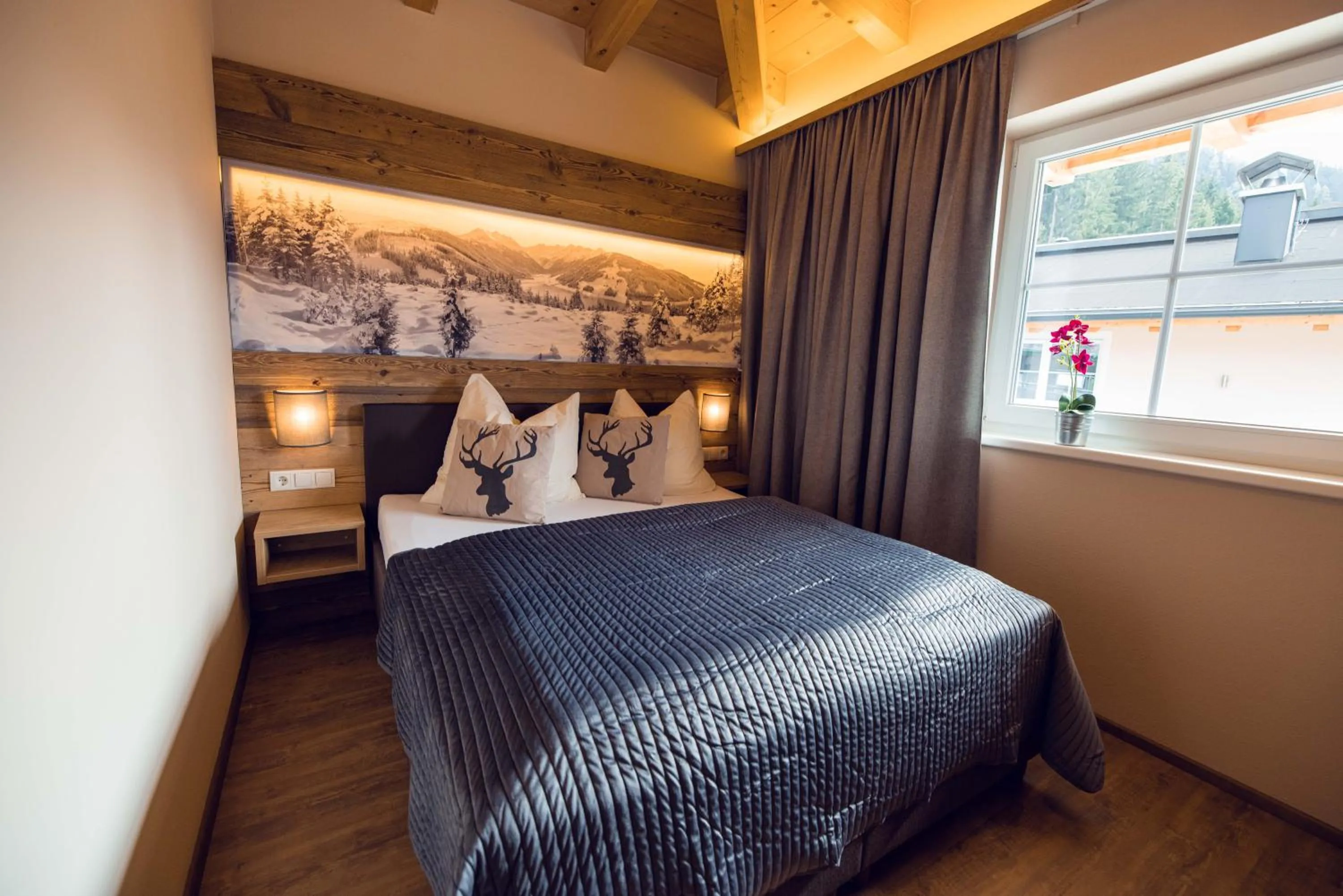 Bedroom, Bed in Chalet Arena