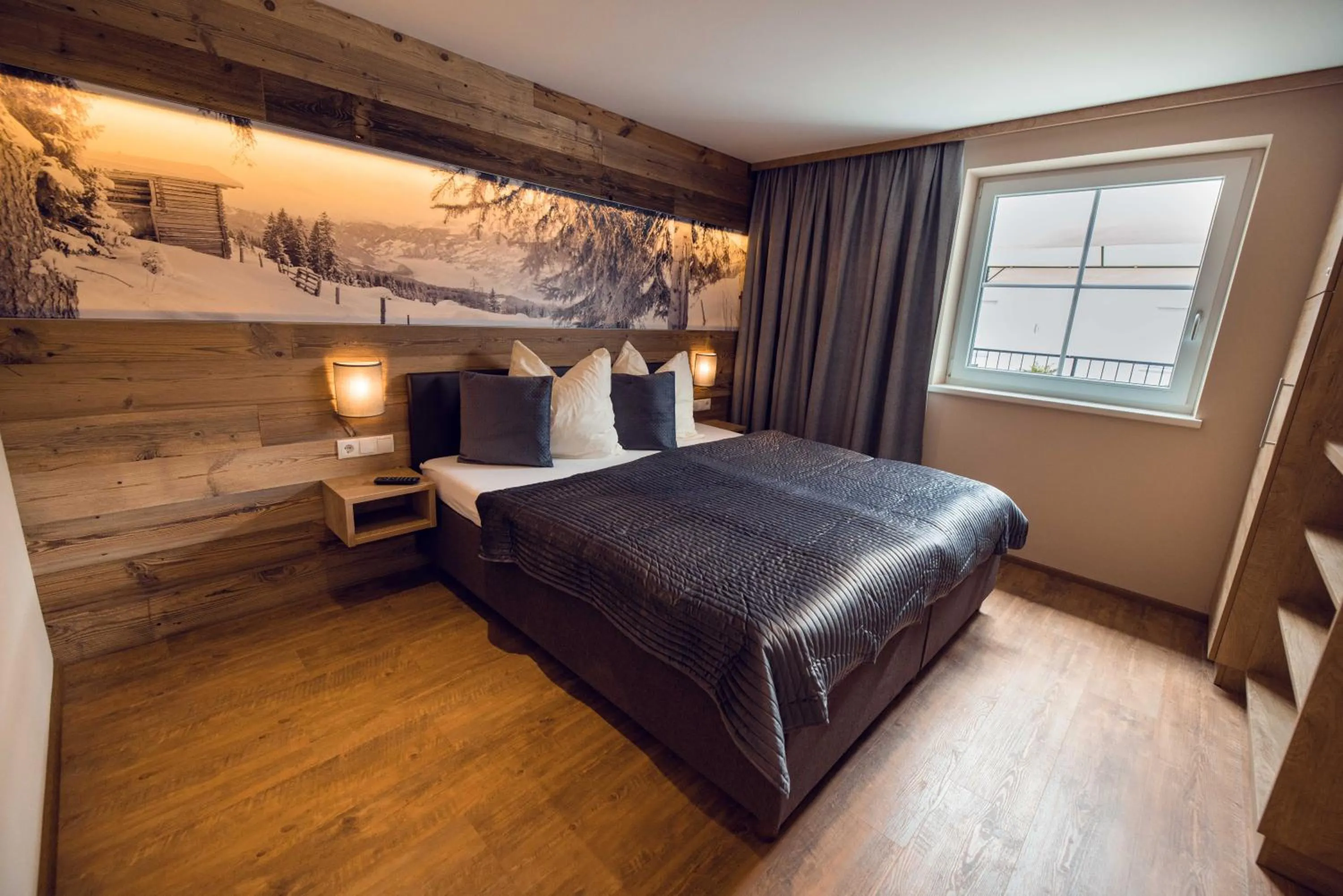 Bedroom, Bed in Chalet Arena