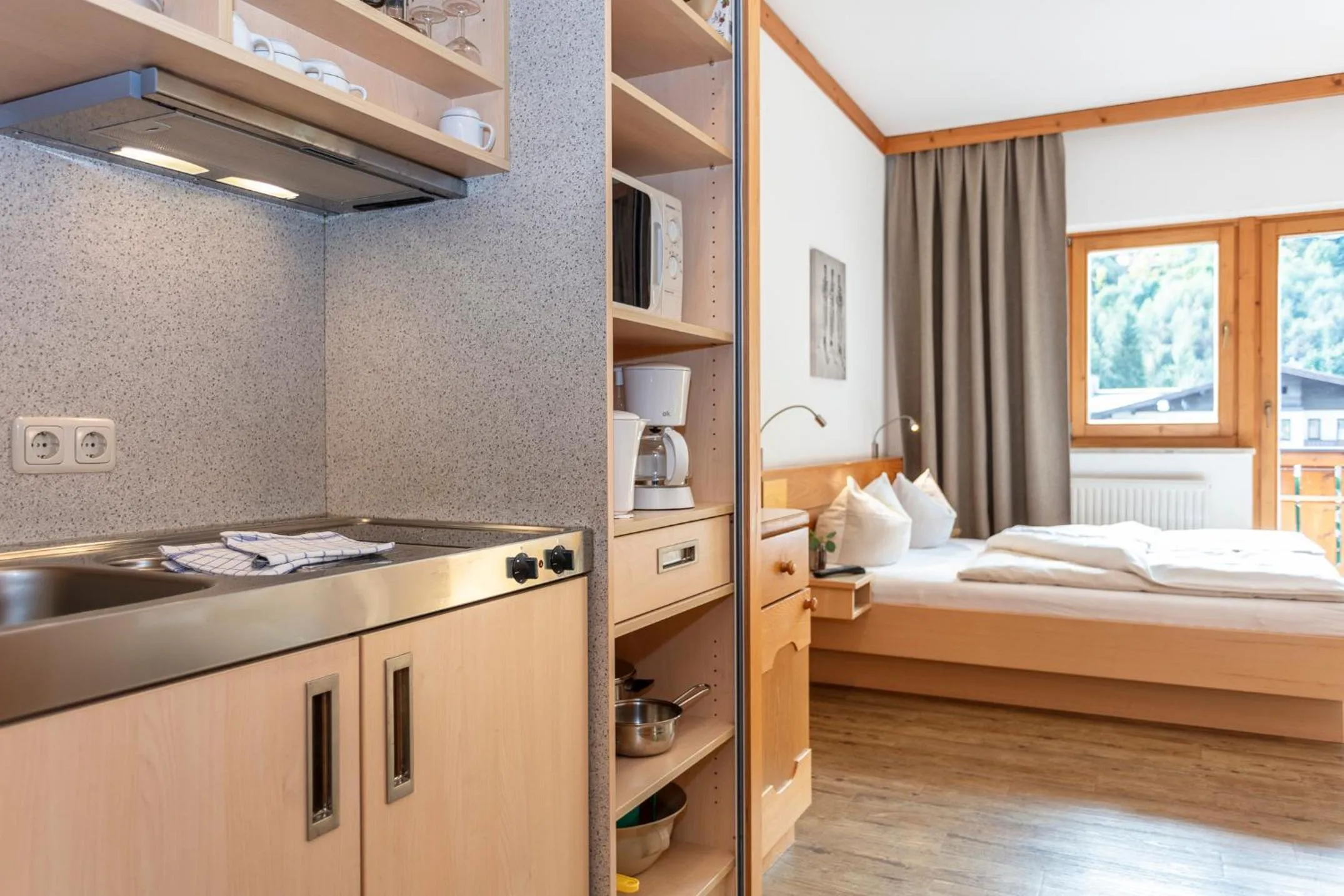 Bed in Apart-Hotel Forellenhof