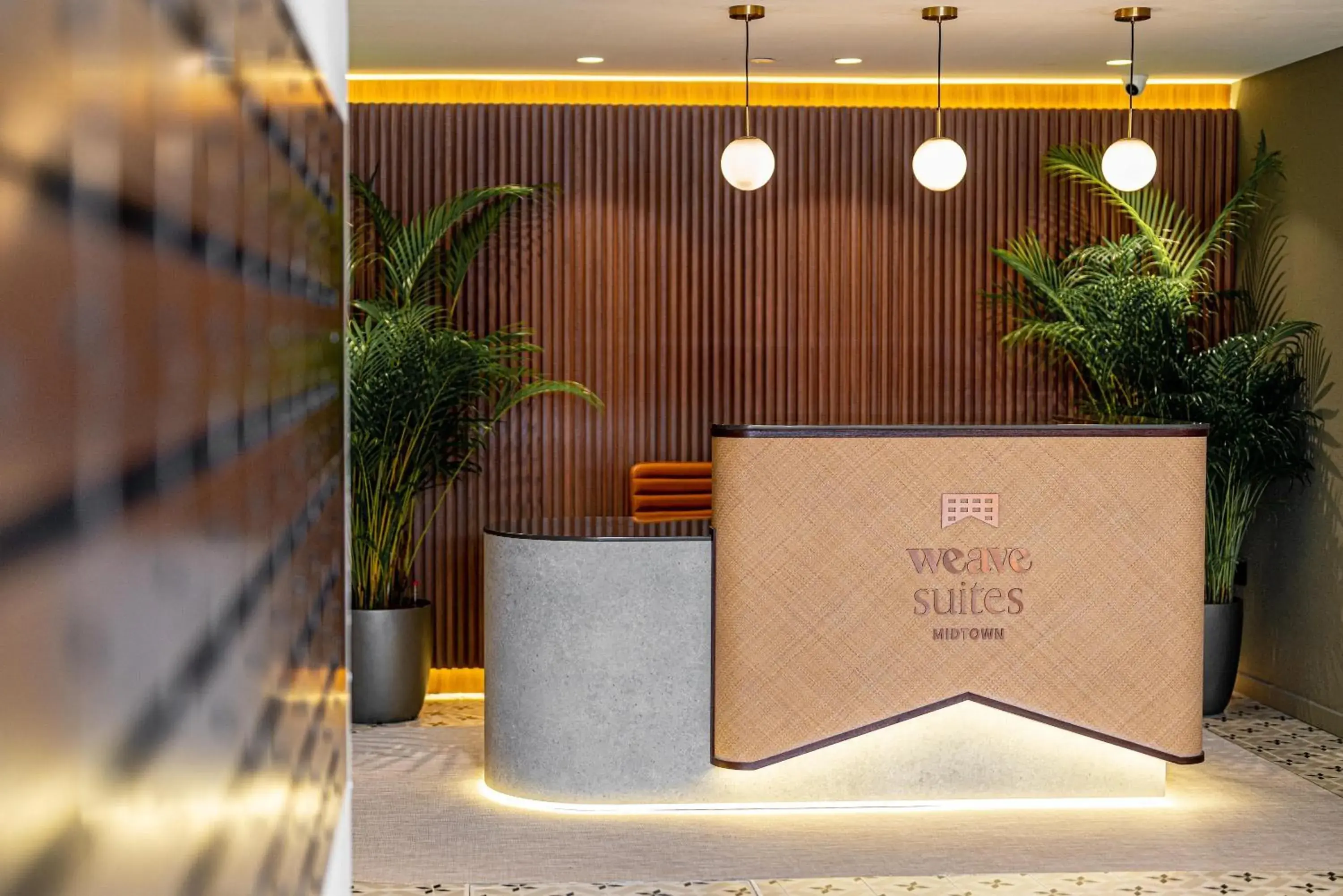 Lobby or reception in Weave Suites - Midtown Lobby or reception in Weave Suites - Midtown