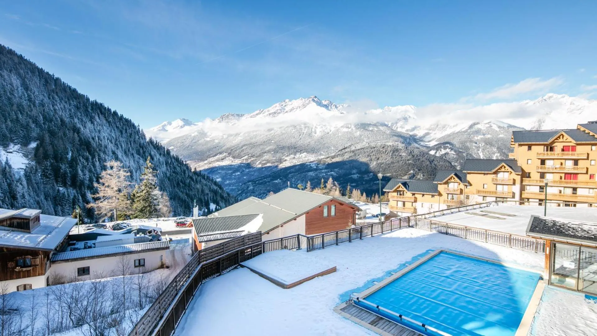 Mountain view in Résidence Vacancéole - La Turra