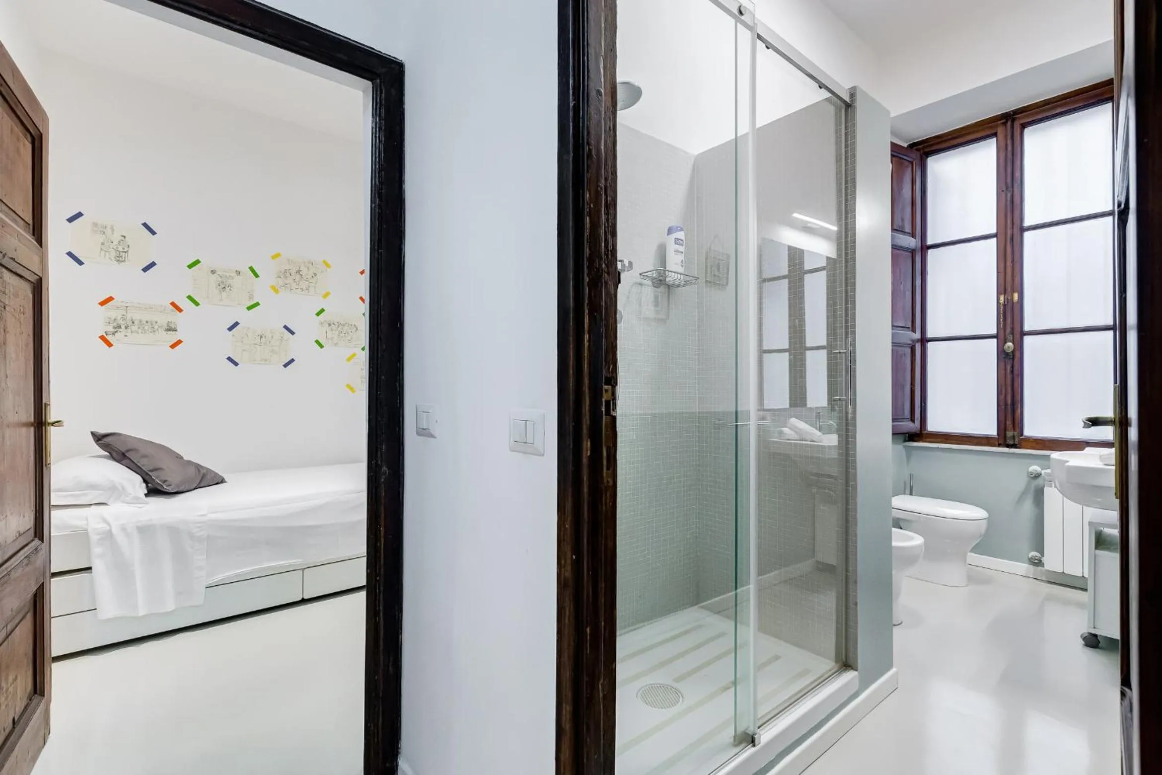 Bathroom, Bed in Colosseo Exclusive House by Premium Suites Collection