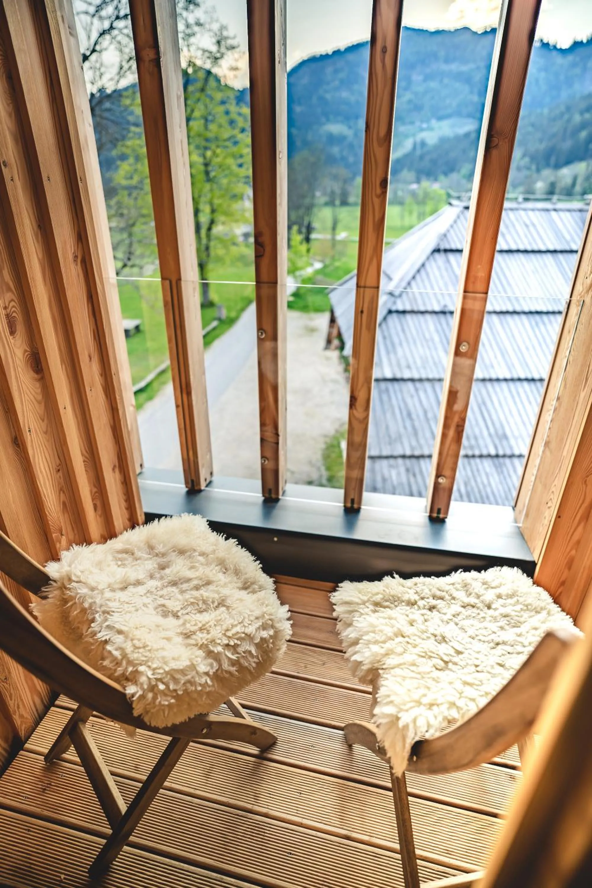 Balcony/Terrace in Tourist Farm Šenkova Domačija