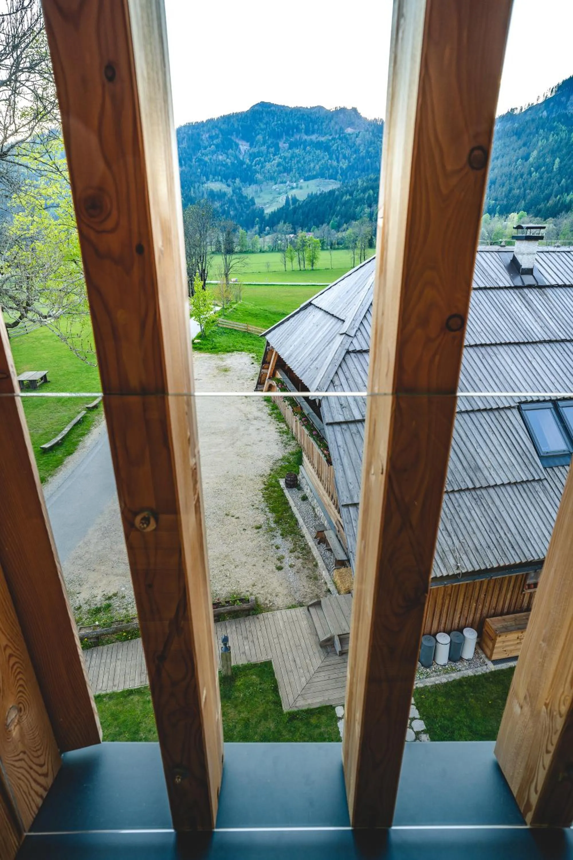 Balcony/Terrace in Tourist Farm Šenkova Domačija