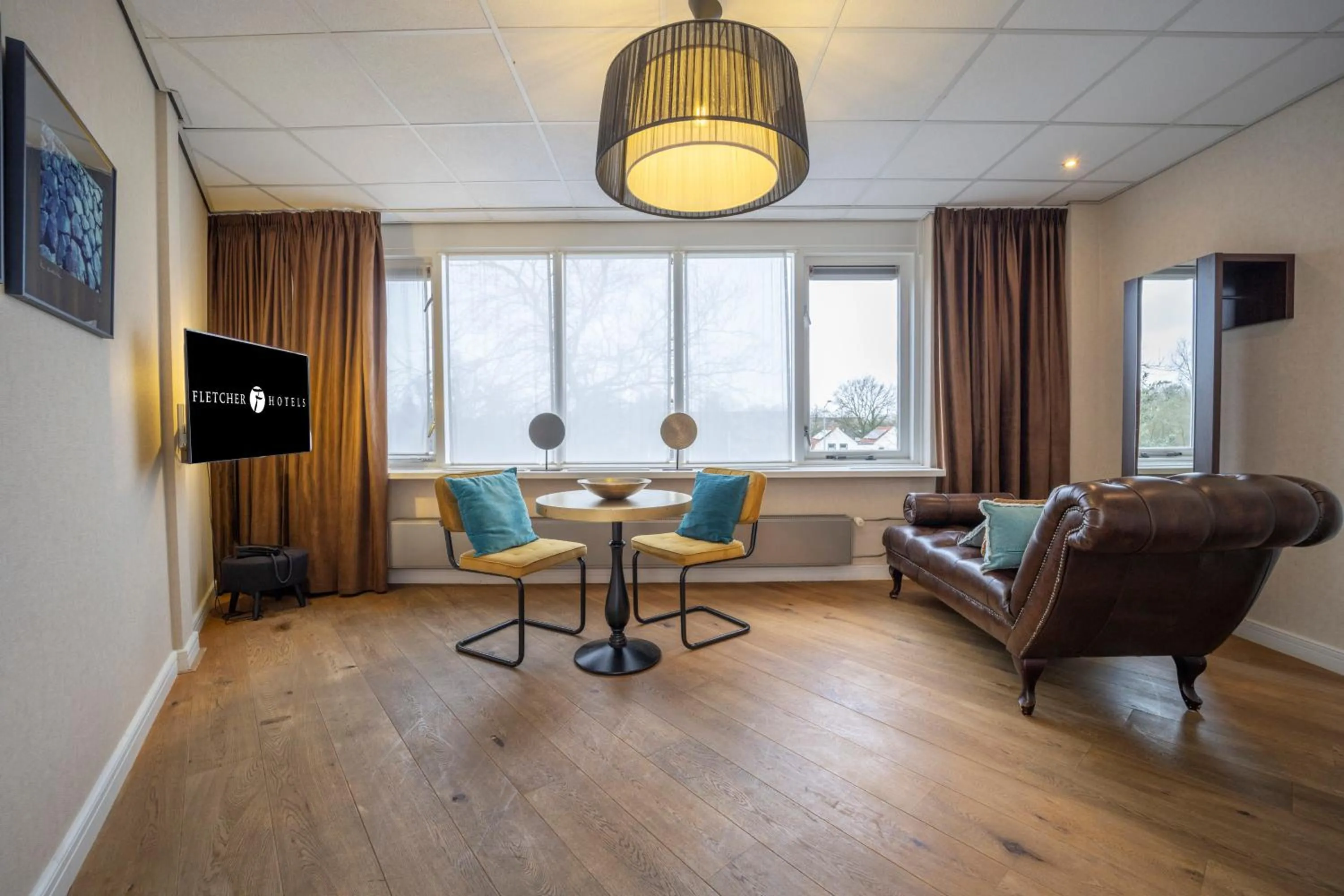 Seating area in Fletcher Hotel-Restaurant Arneville-Middelburg