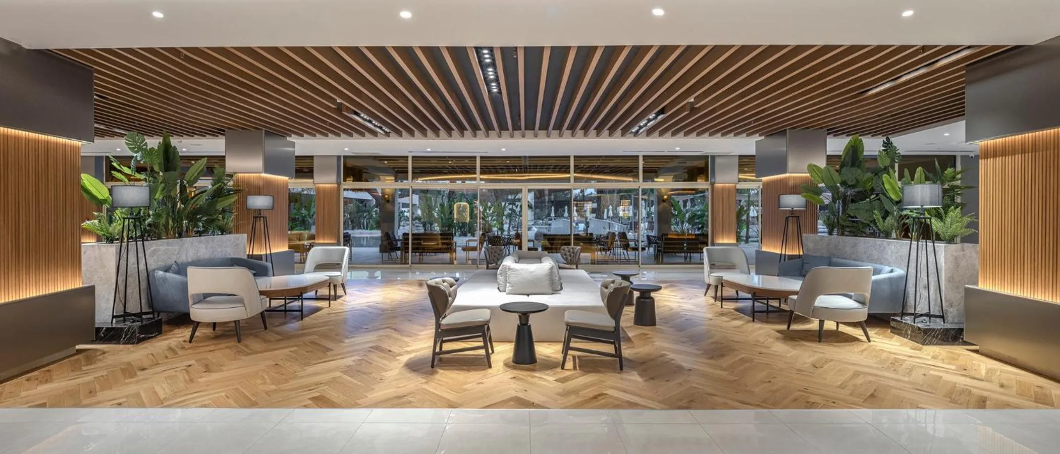 Seating area in Berry Blue Hotels