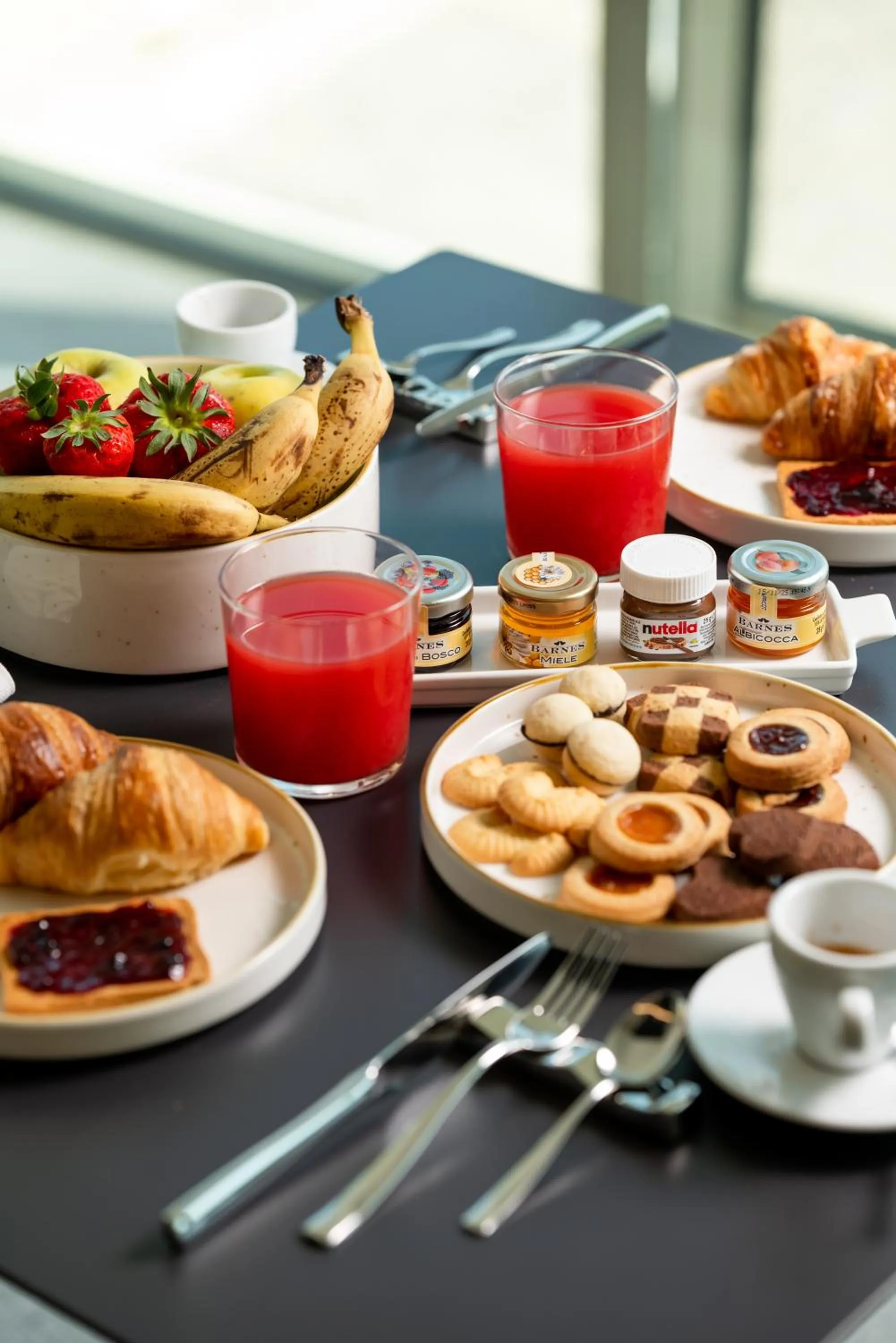 Continental breakfast in Hotel Sporting Riccione