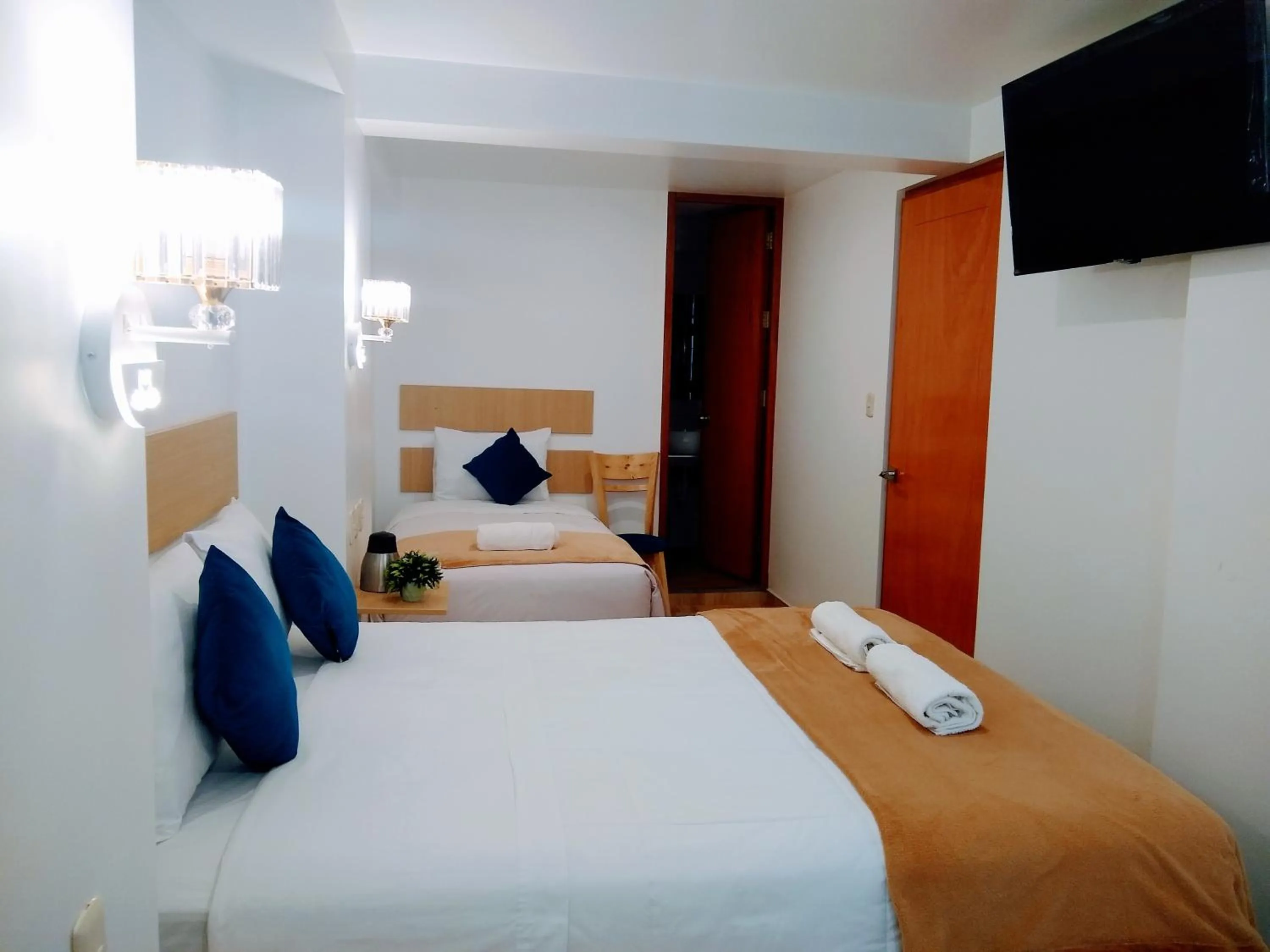 Bed in Emmanuel inn Machupicchu