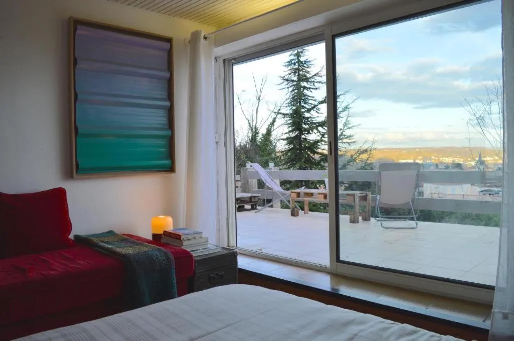 Bed in Casa mARTa : Suites, terrasses et vue panoramique