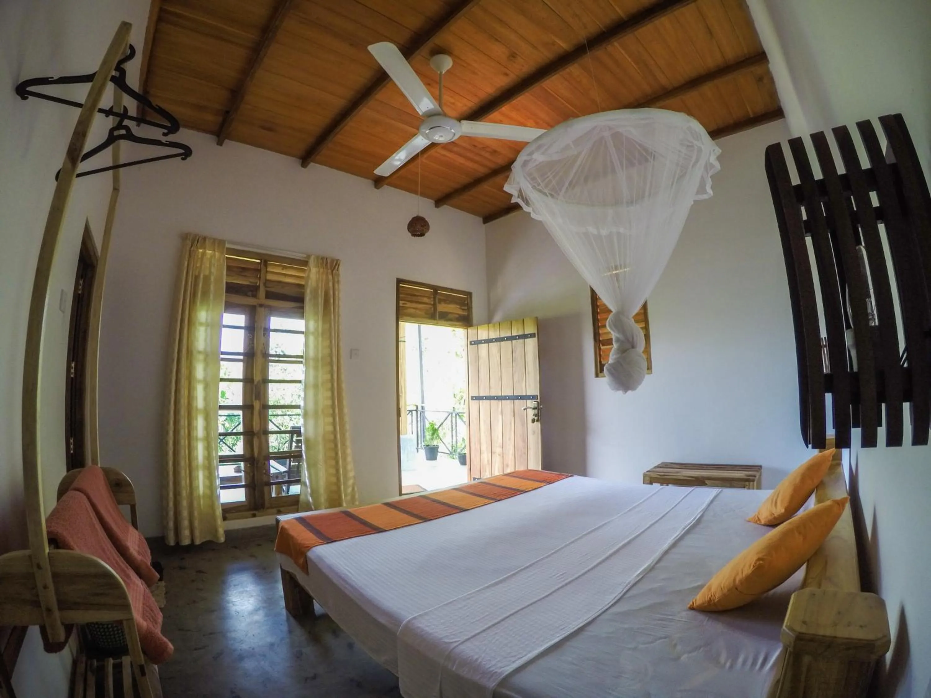 Bedroom, Bed in Nature House