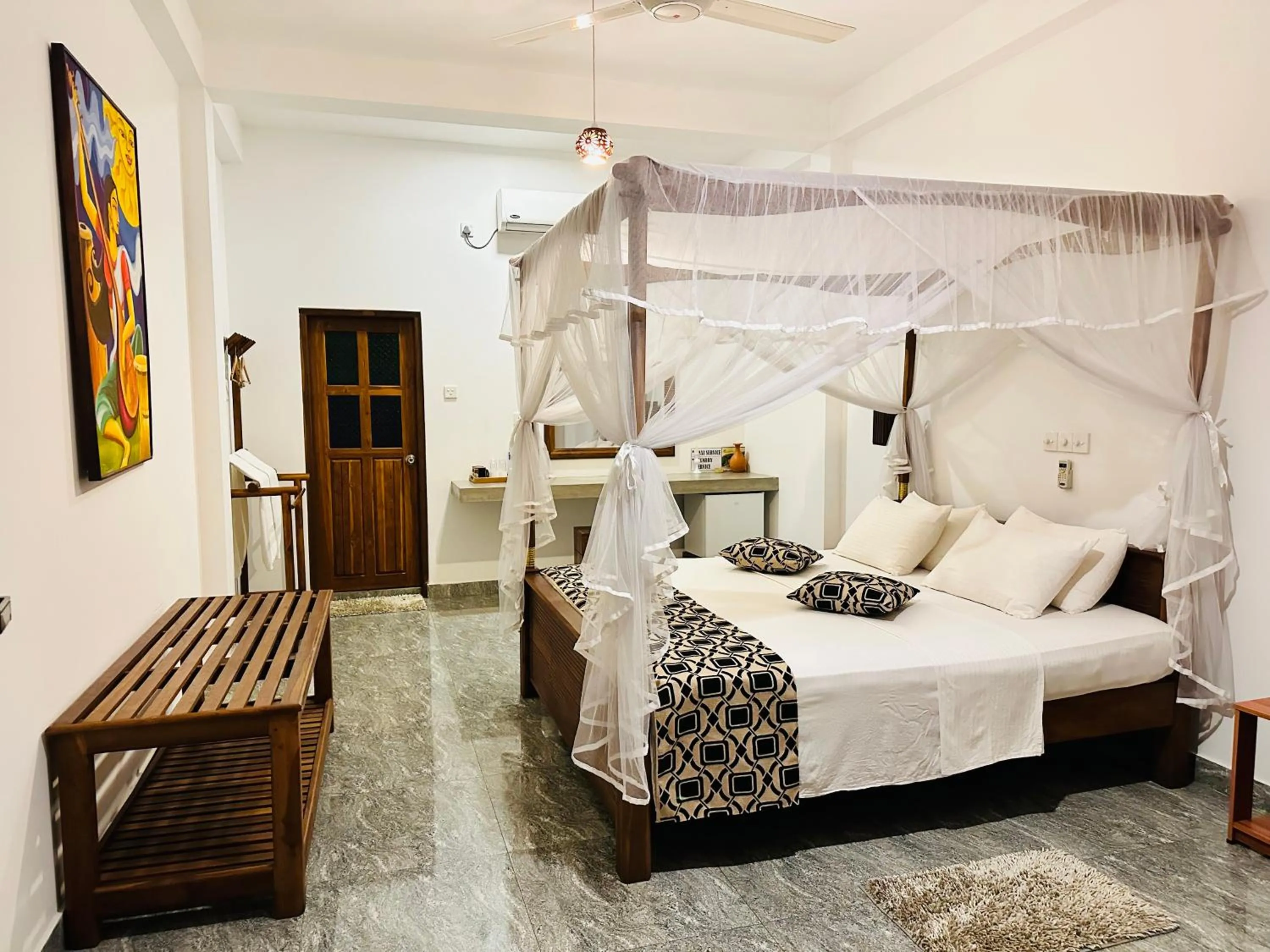 Bed in Nature House