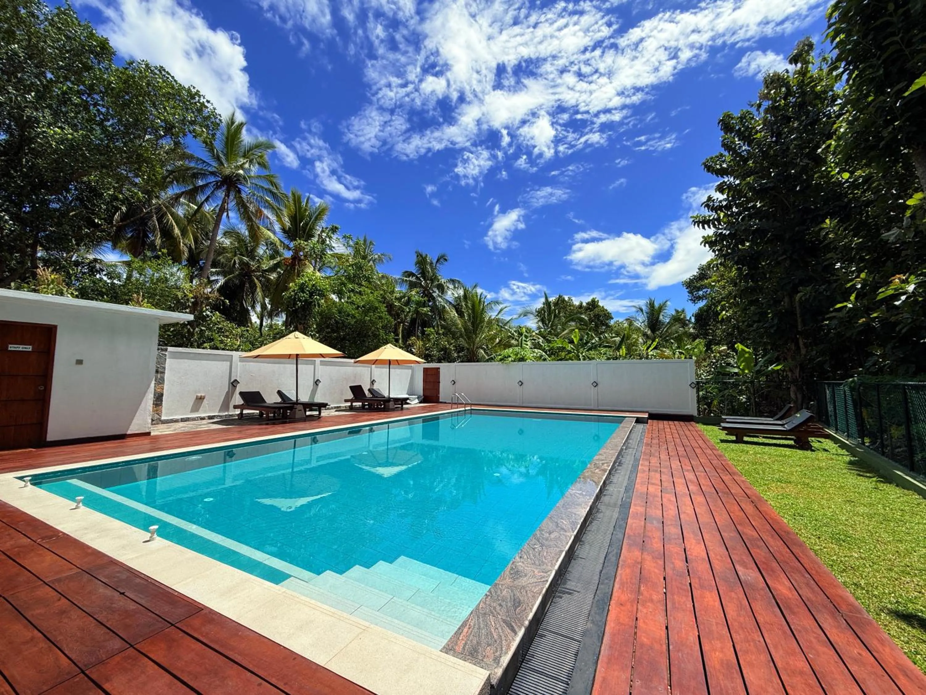 Pool view in Nature House