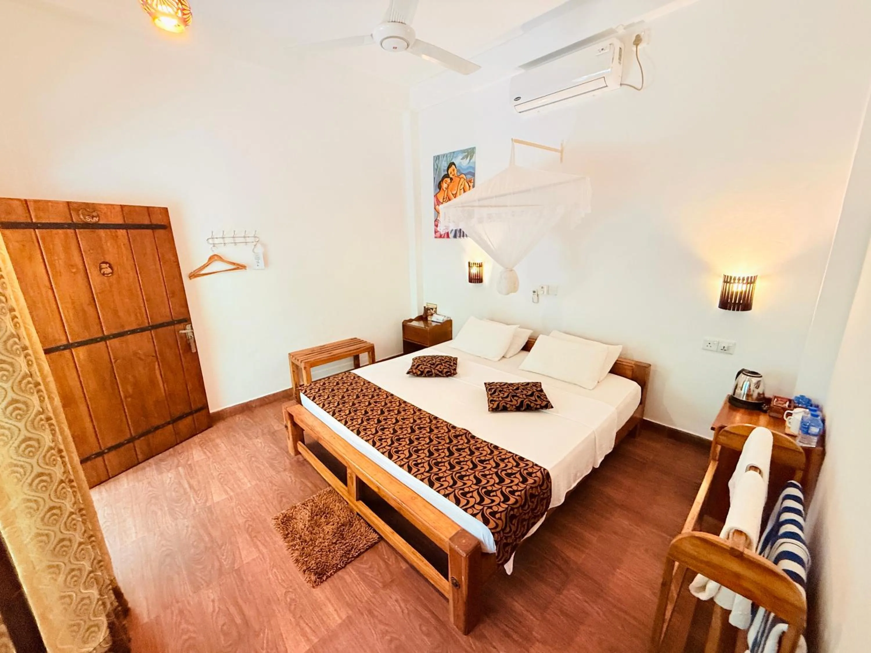 Bedroom, Bed in Nature House