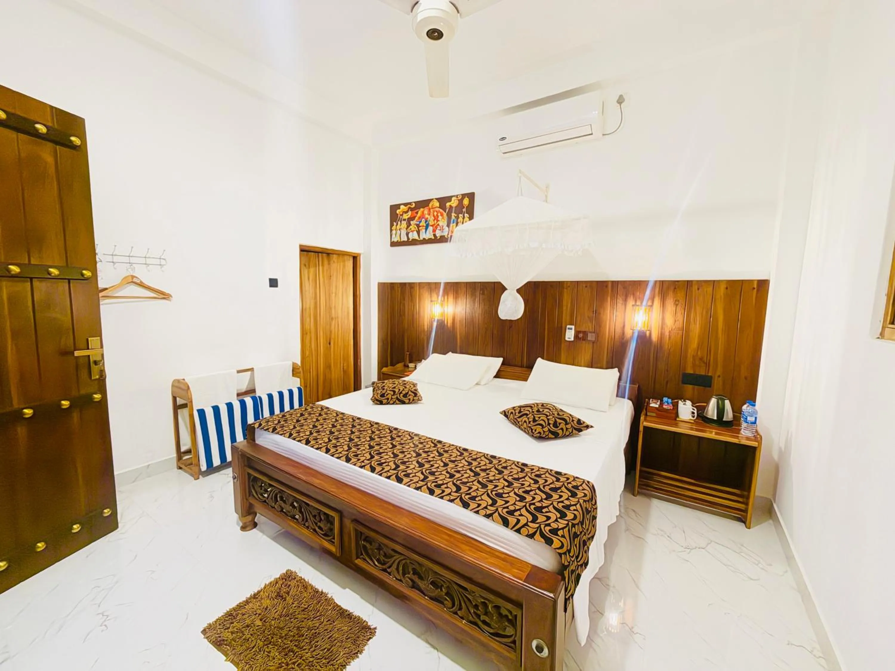 Bedroom, Bed in Nature House