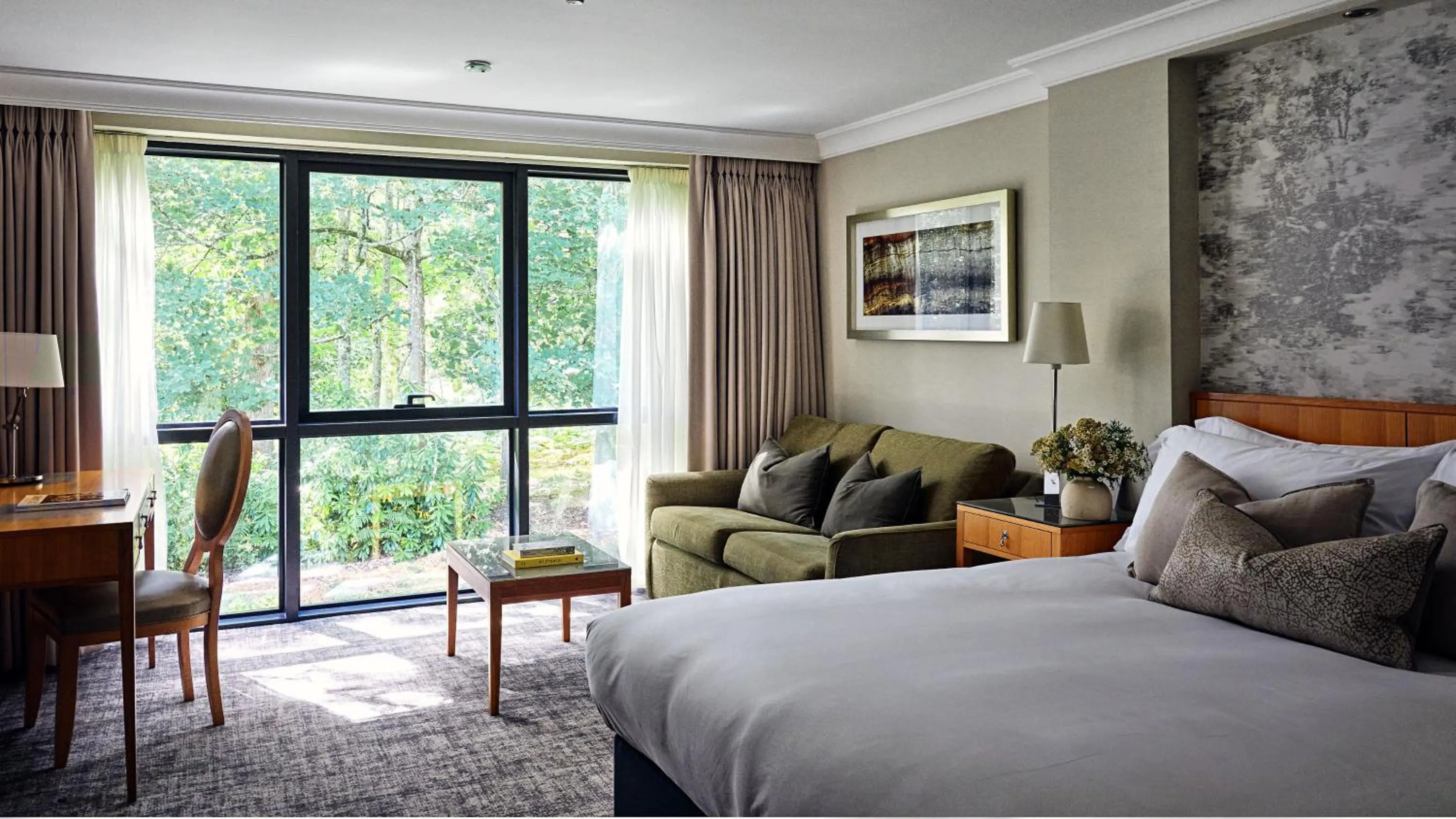 Bedroom, Bed in Rhinefield House Hotel